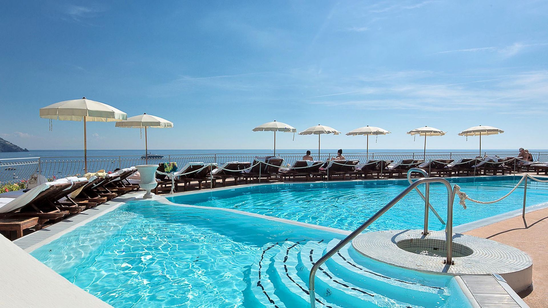 1920x1080 Amalfi Coast with swimming pool