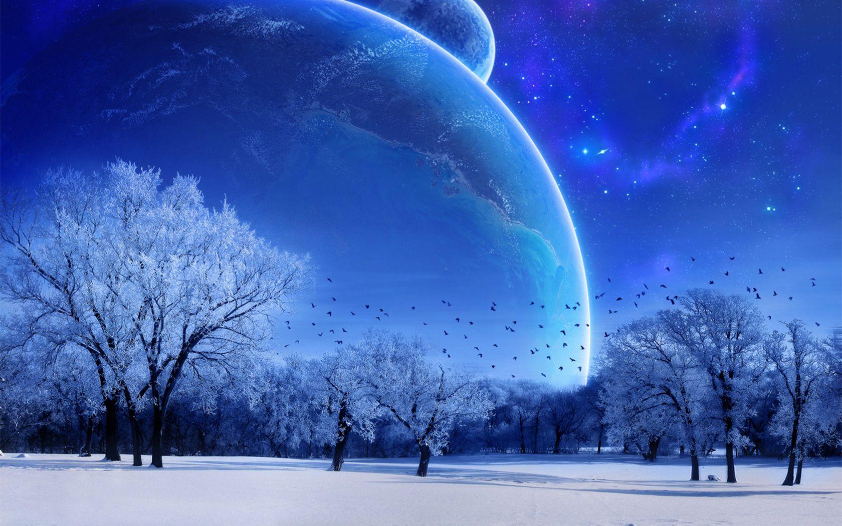 1680x1050 Download Free Scene Wallpaper Winter