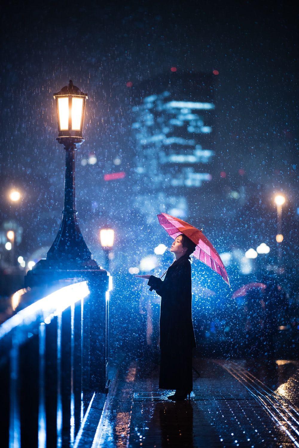 1000x1498 Rainy winter in Osaka. HD photo