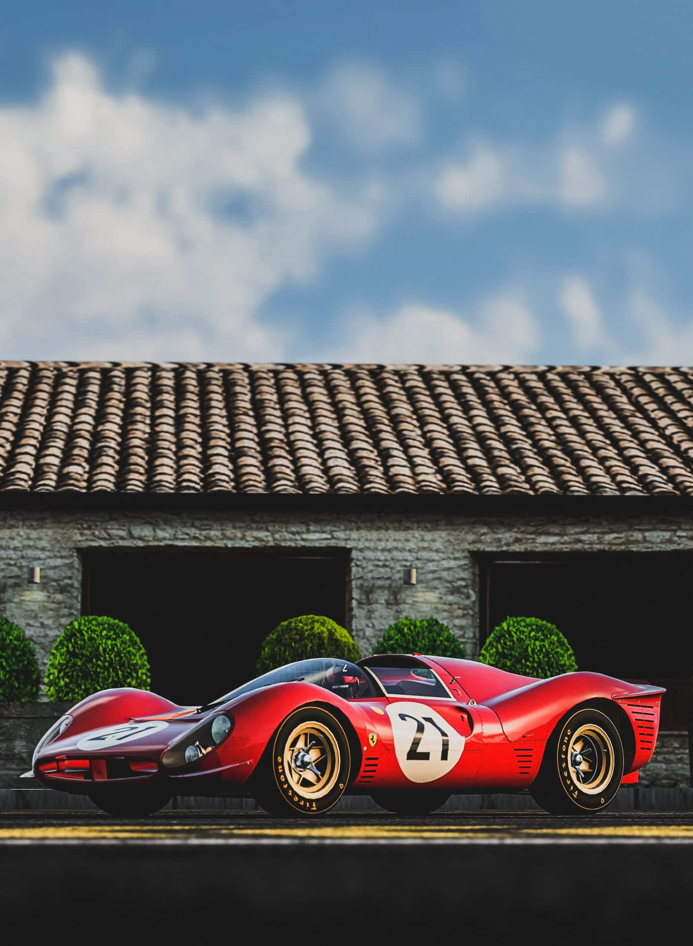 1407x1920 Ferrari 330 Aerodynamic Body Wallpaper