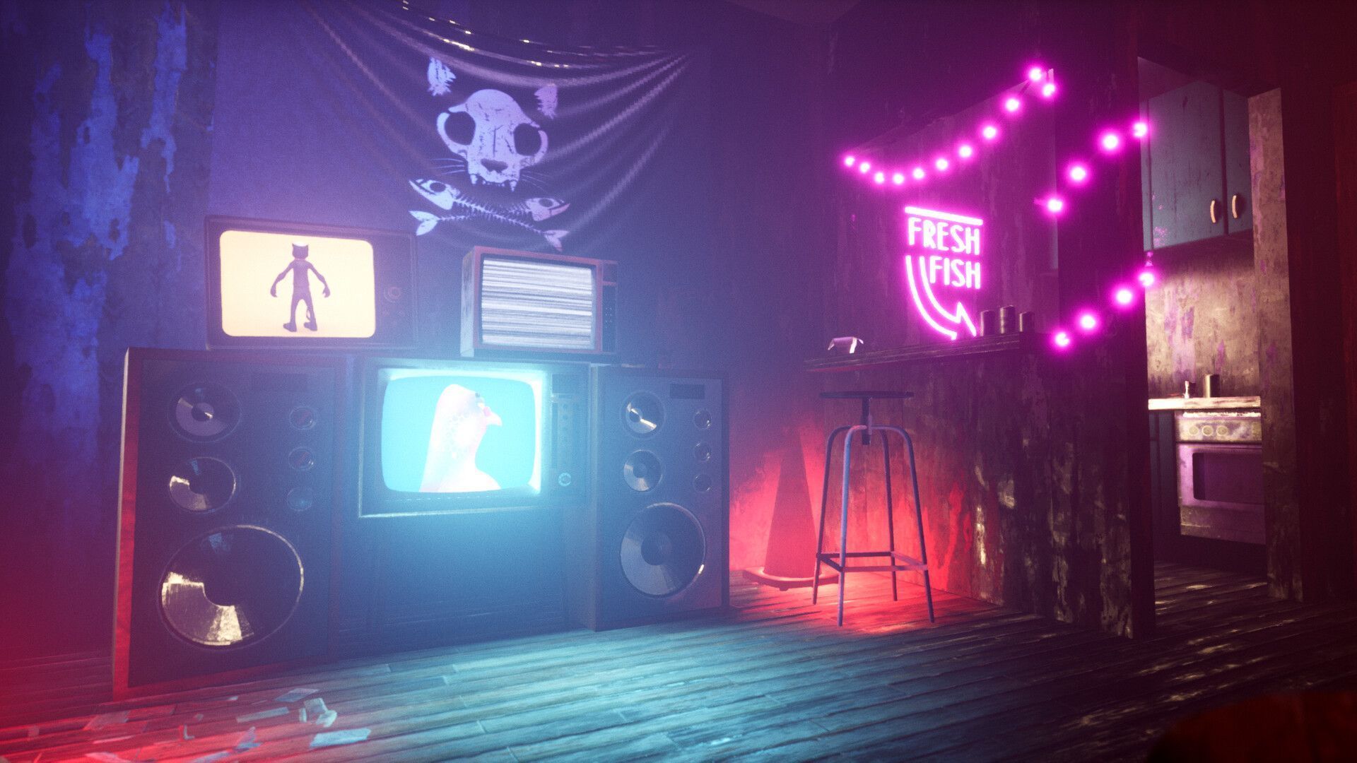 1920x1080 Trap House • Real Time UE5 Environment