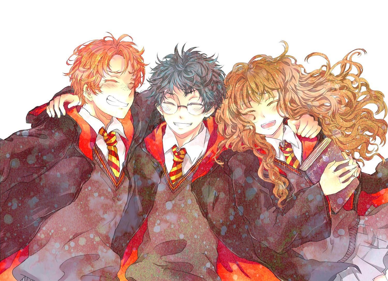 Harry Potter Anime Photo: Harry Potter Group | Harry potter characters, Harry  potter anime, Harry potter fan art