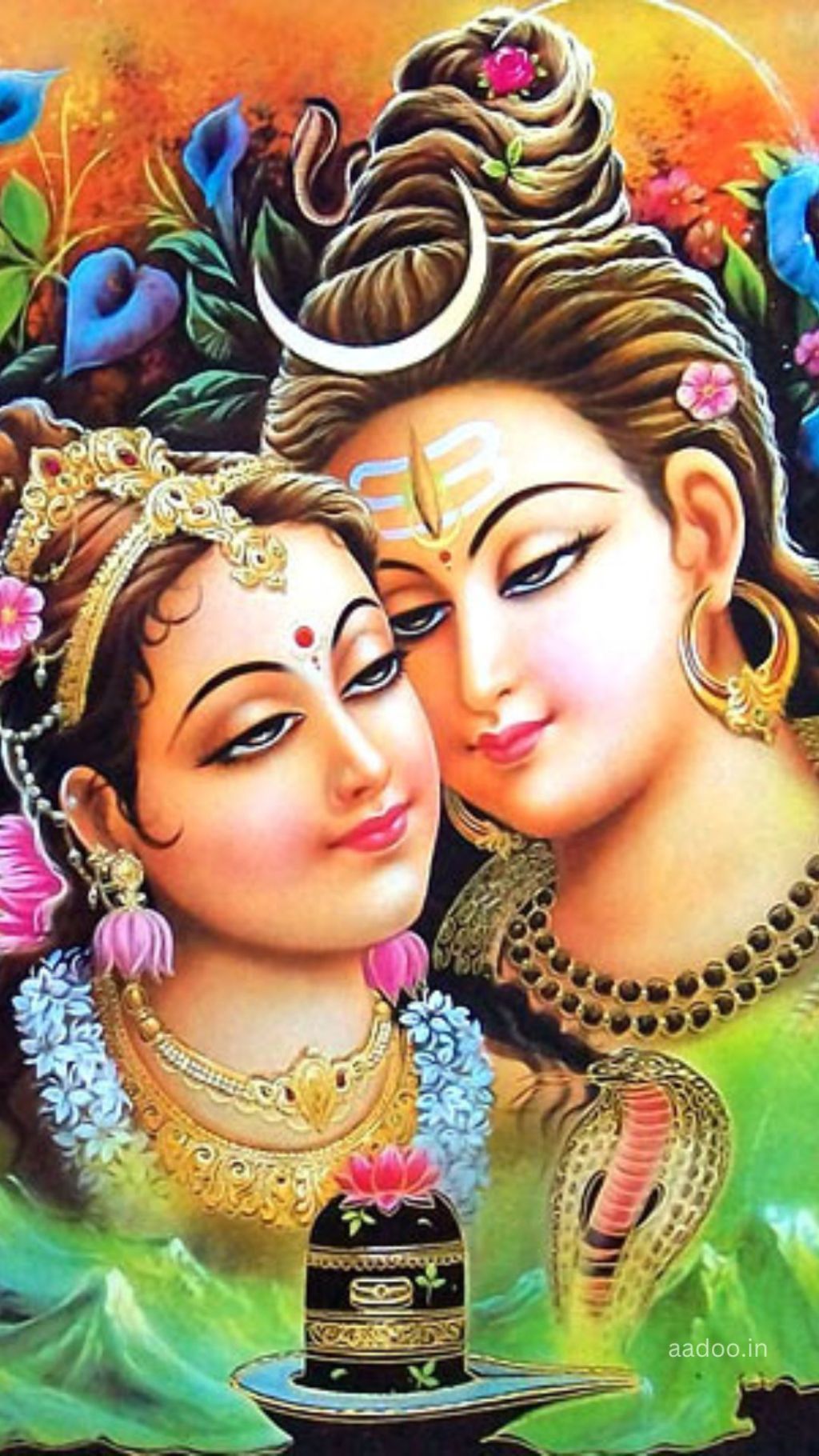 1024x1820 Shiv Parvati Image