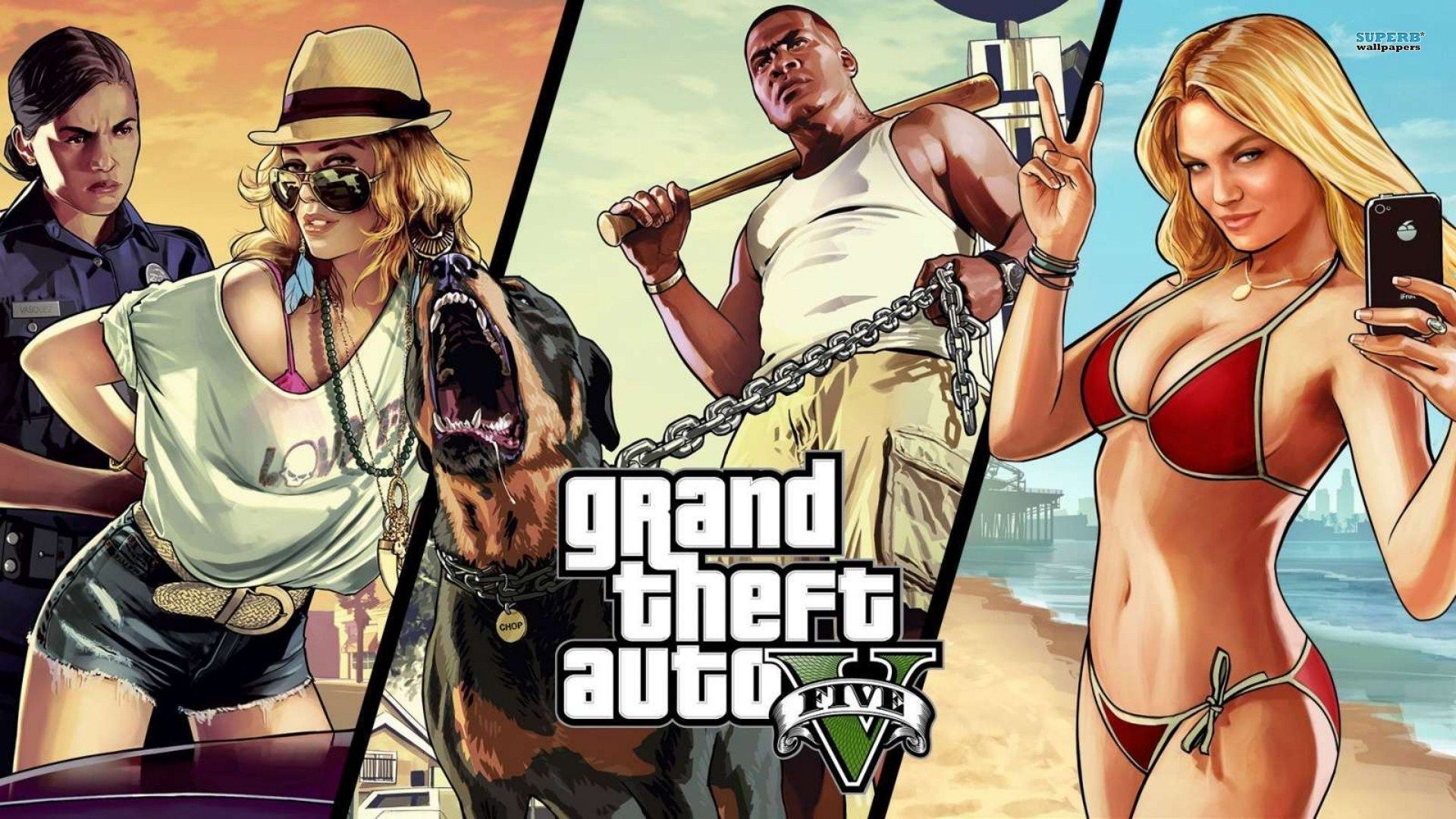 1920x1080 GTA V Girls Desktop wallpaper 640x480