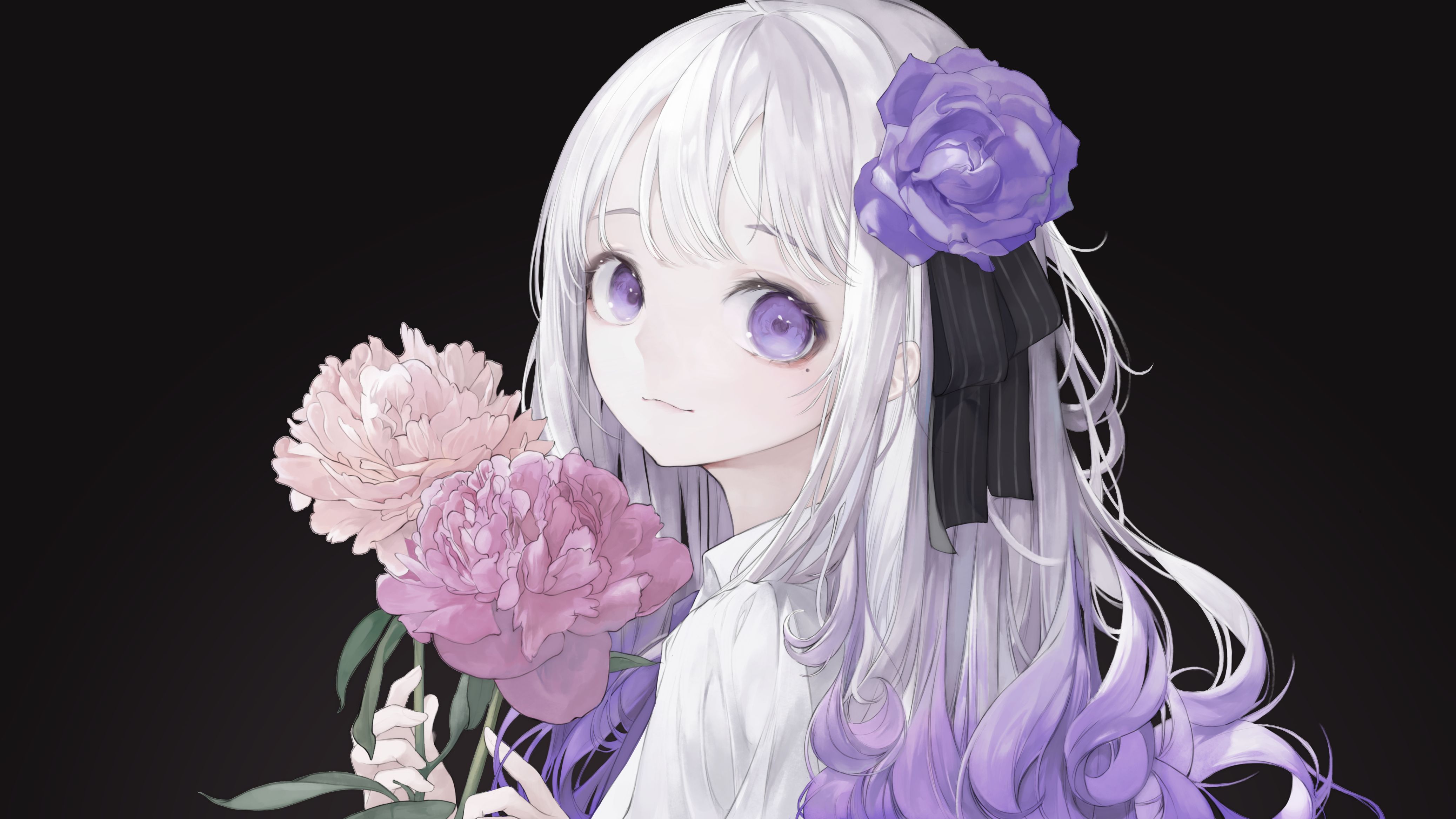 Anime Purple Eyes Wallpapers - Top Free Anime Purple Eyes Backgrounds ...