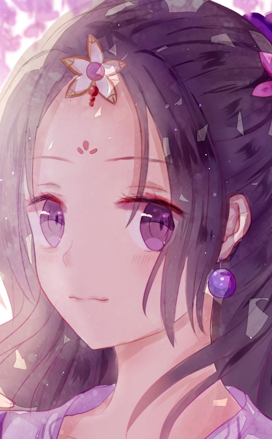 Anime Purple Eyes Wallpapers - Top Free Anime Purple Eyes Backgrounds ...
