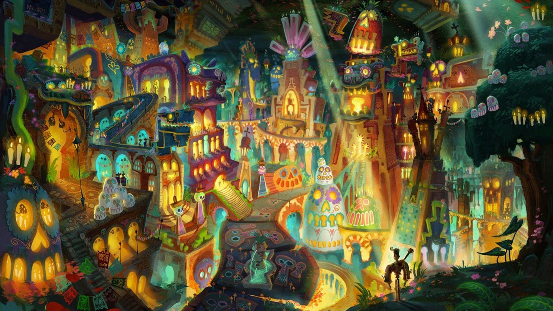1920x1080 Mexican Art Wallpaper