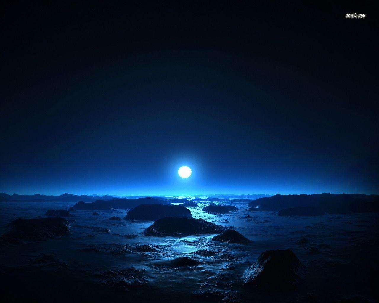 Blue Night Sky Wallpapers - Top Những Hình Ảnh Đẹp