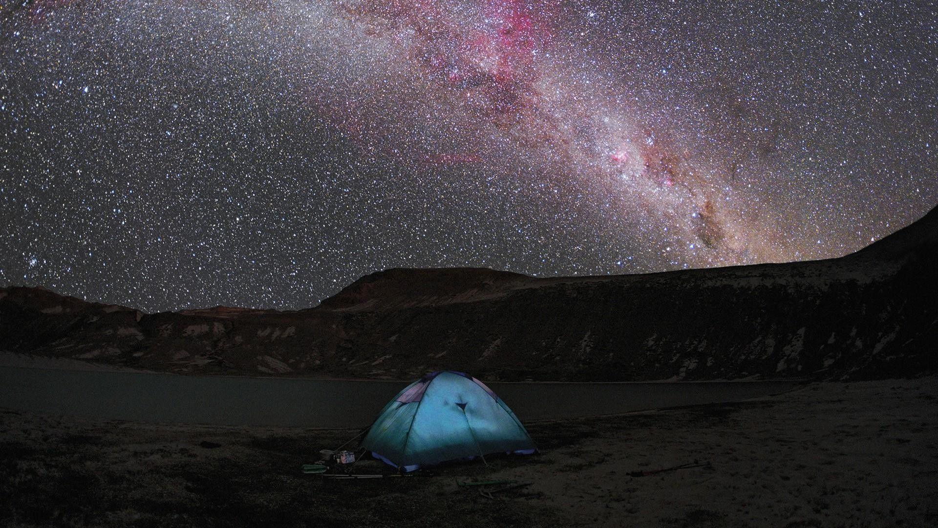 1920x1080 Camping Desktop Wallpaper