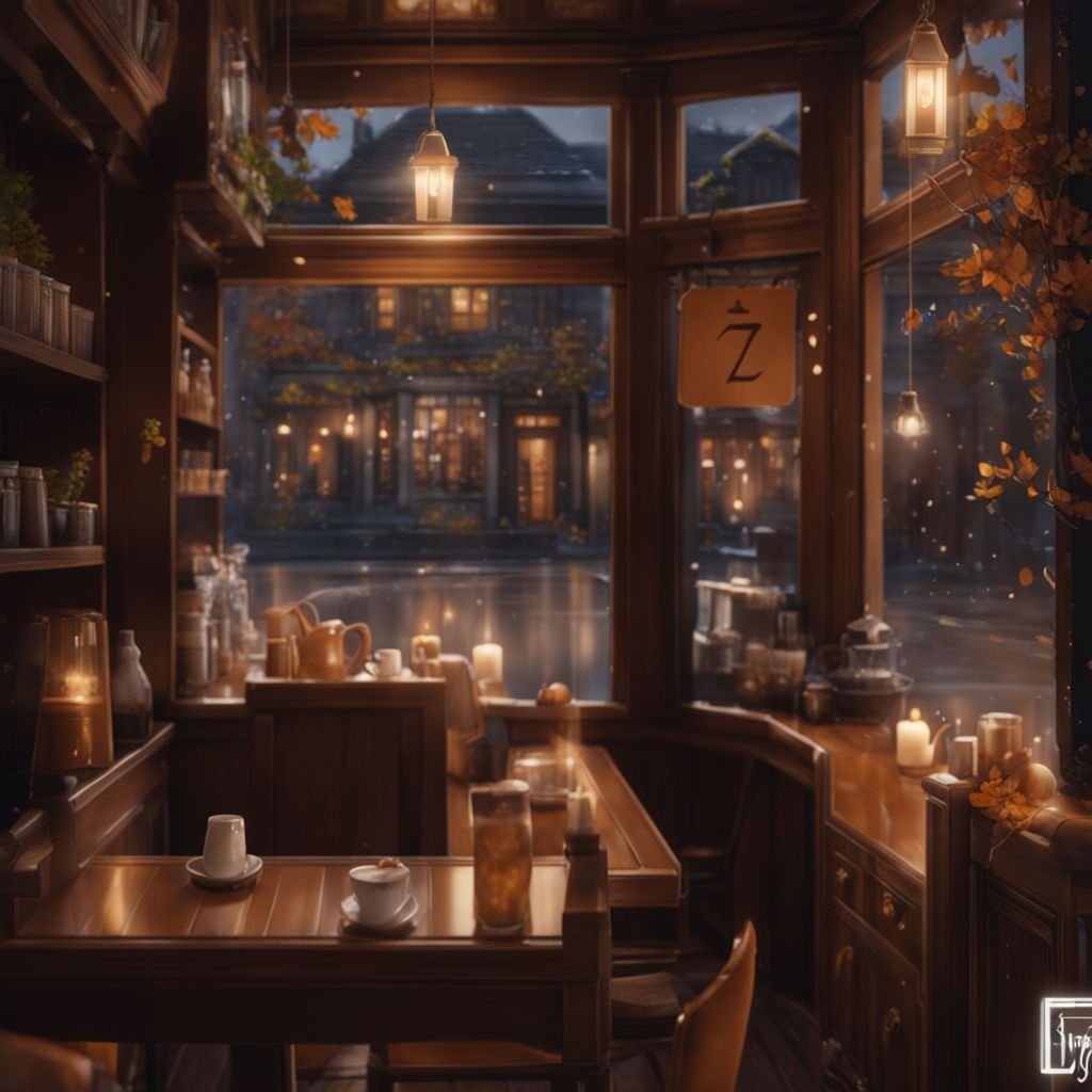 1024x1024 Cozy cafe