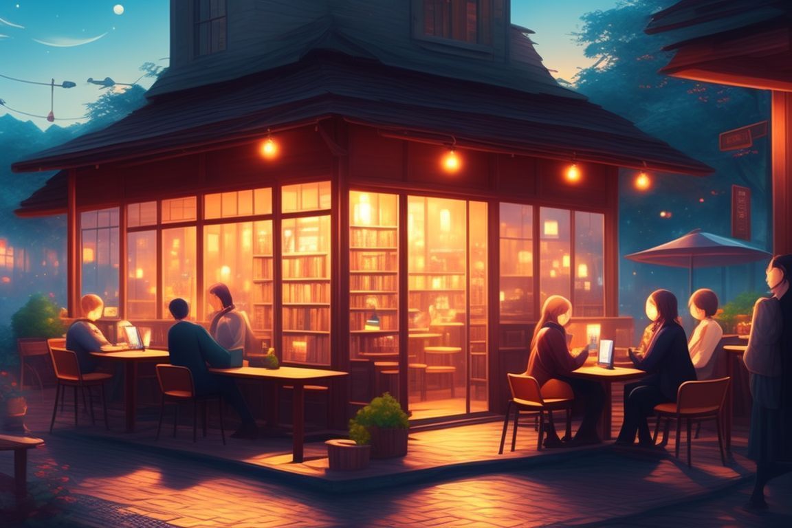 1152x768 Weak Caribou574: A Cozy Coffee Shop