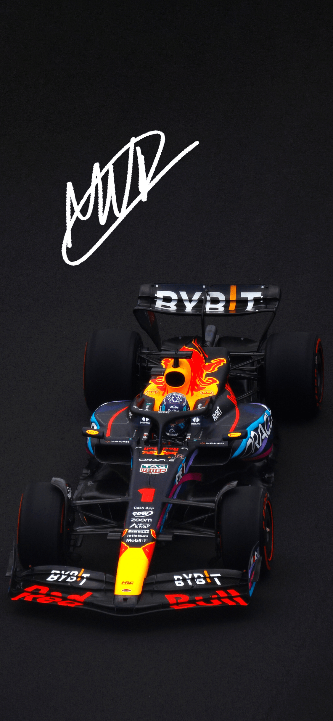 1125x2436 Max Verstappen. Miami Phone Wallpaper