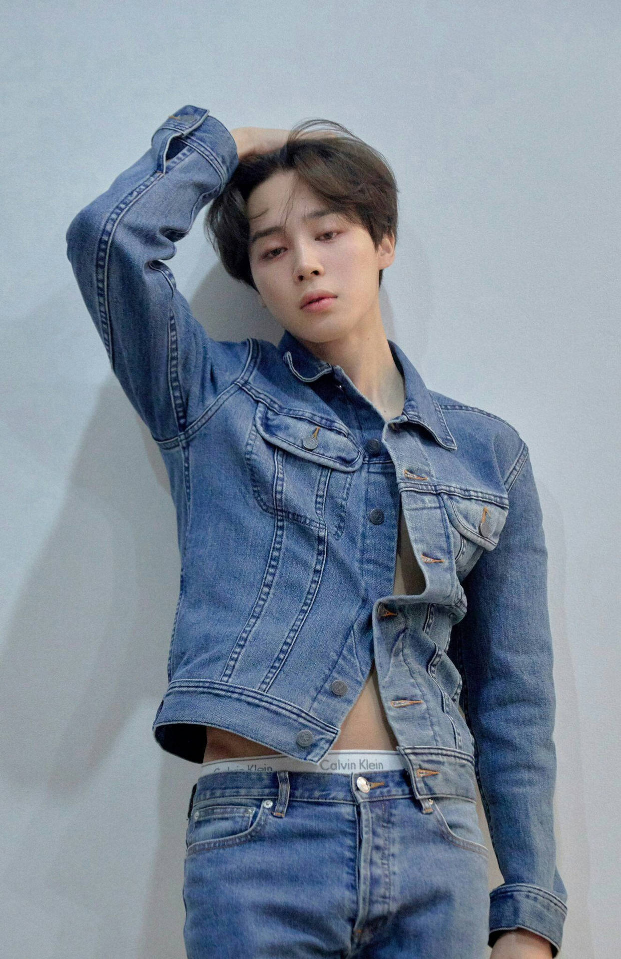 1243x1920 Jimin In Calvin Klein Wallpaper