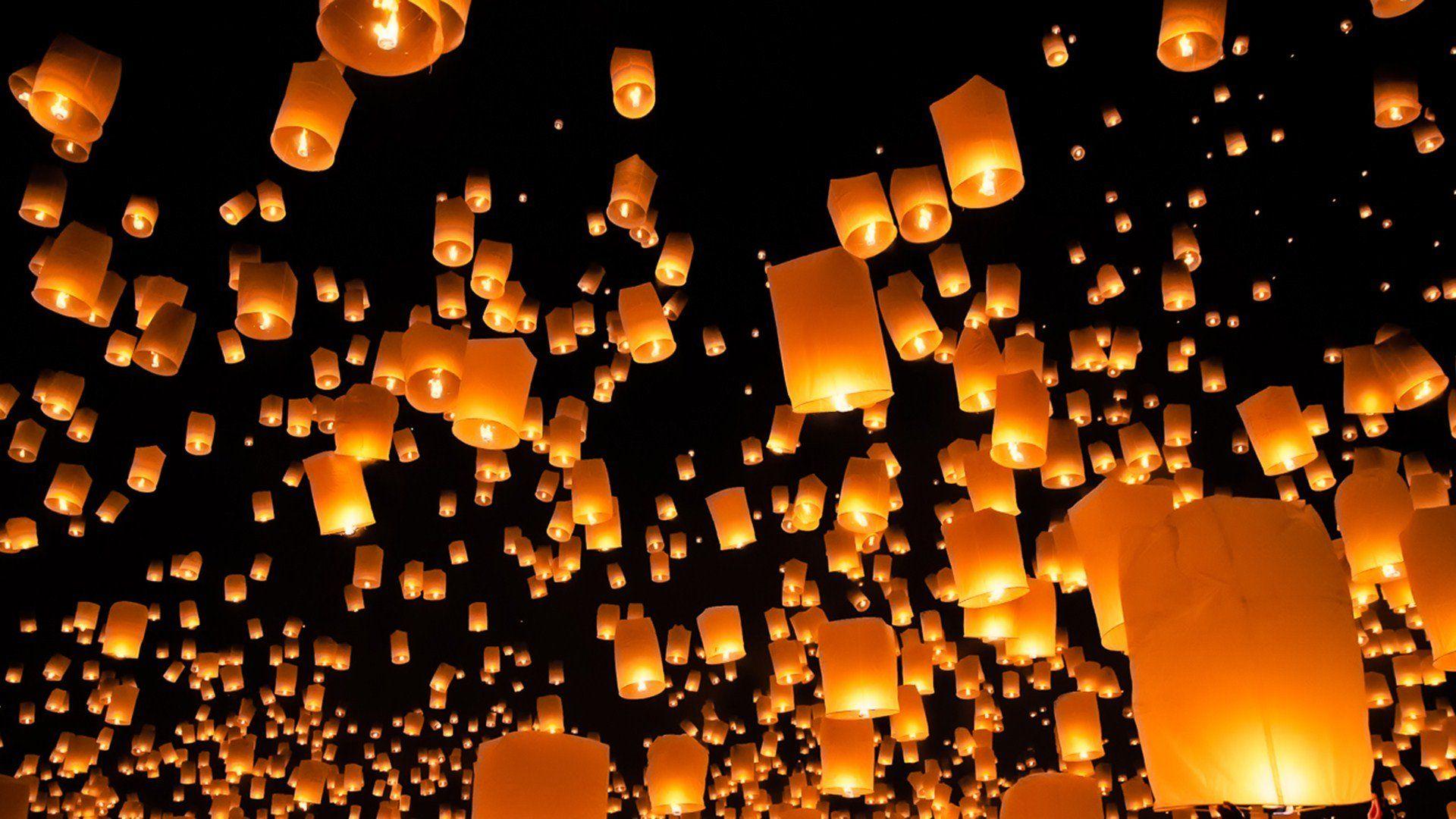 1920x1080 1920x1080 ballon, light, night, photography
