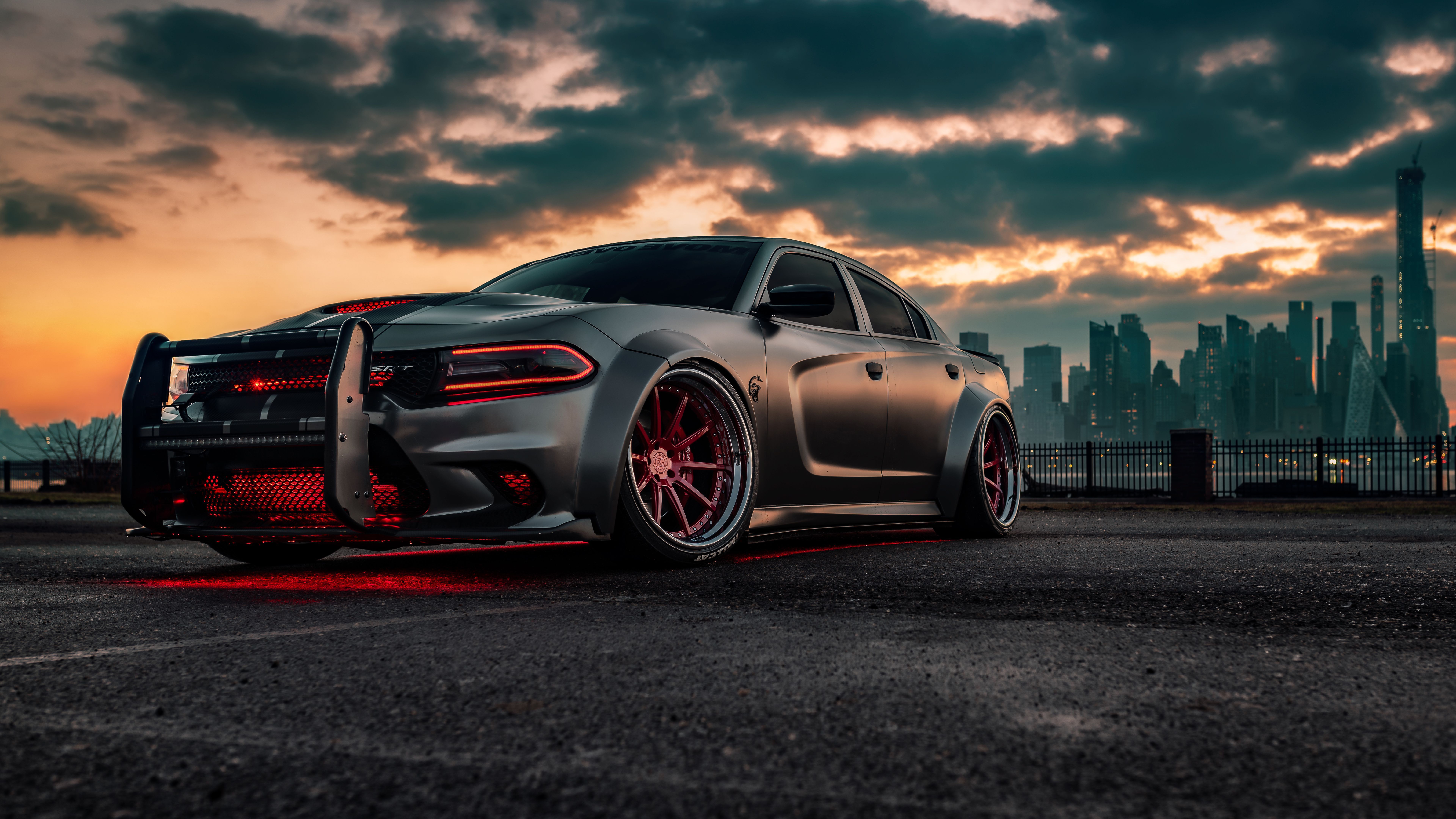 7680x4320 Dodge Charger Hellcat Enforcer 4K