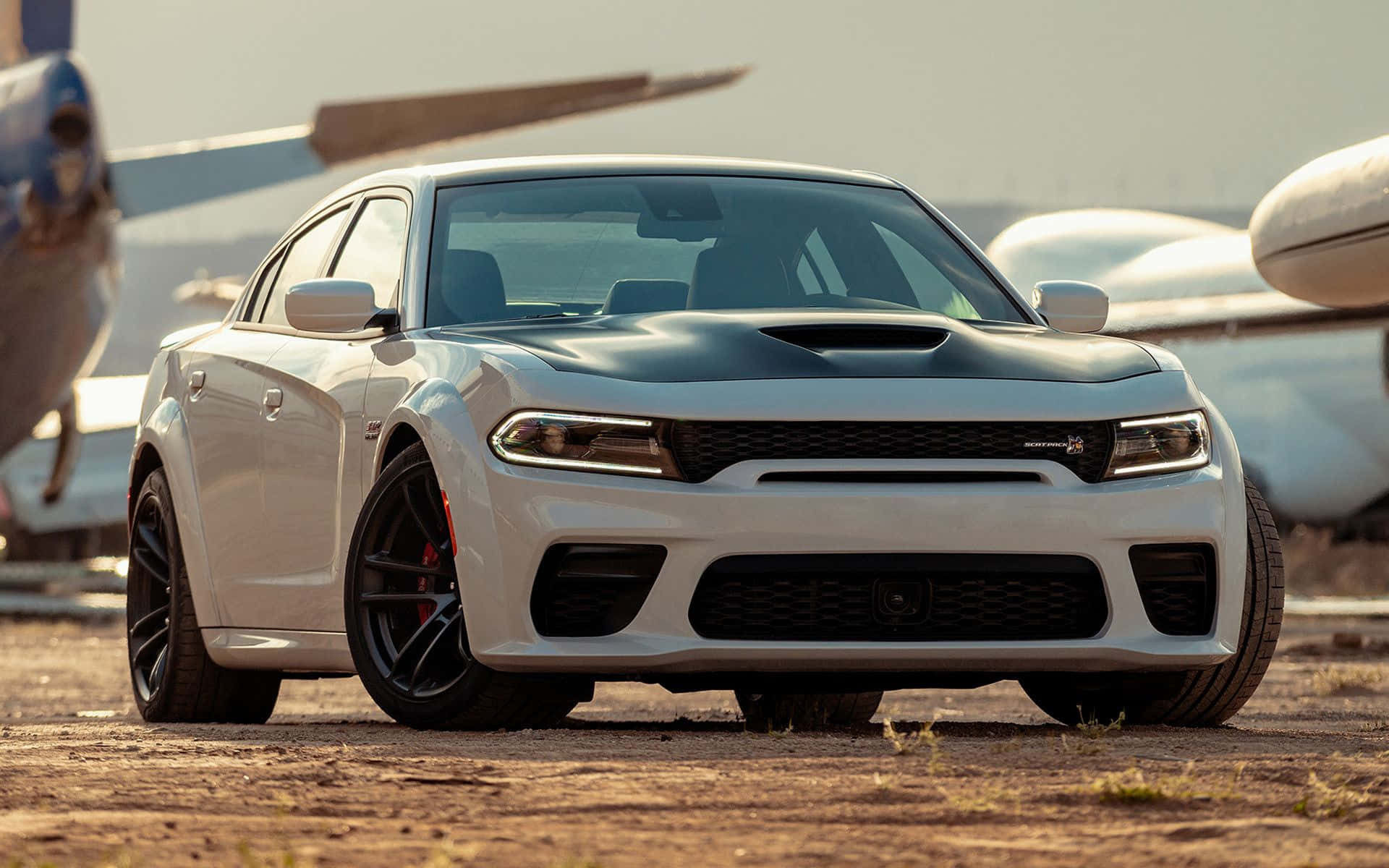 1920x1200 Download The White Dodge Charger Srt