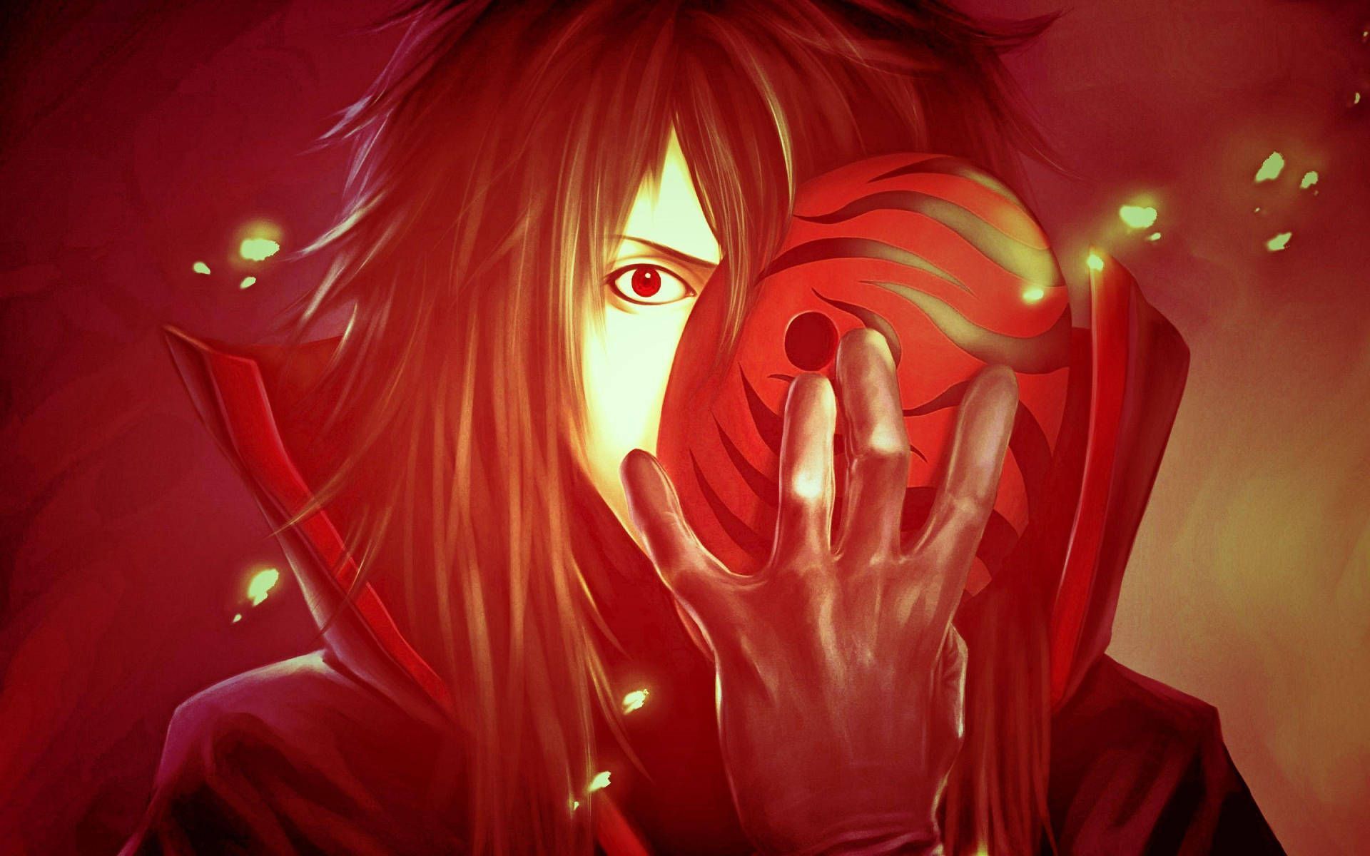 1920x1200 Tobi Naruto Madara Removing Mask
