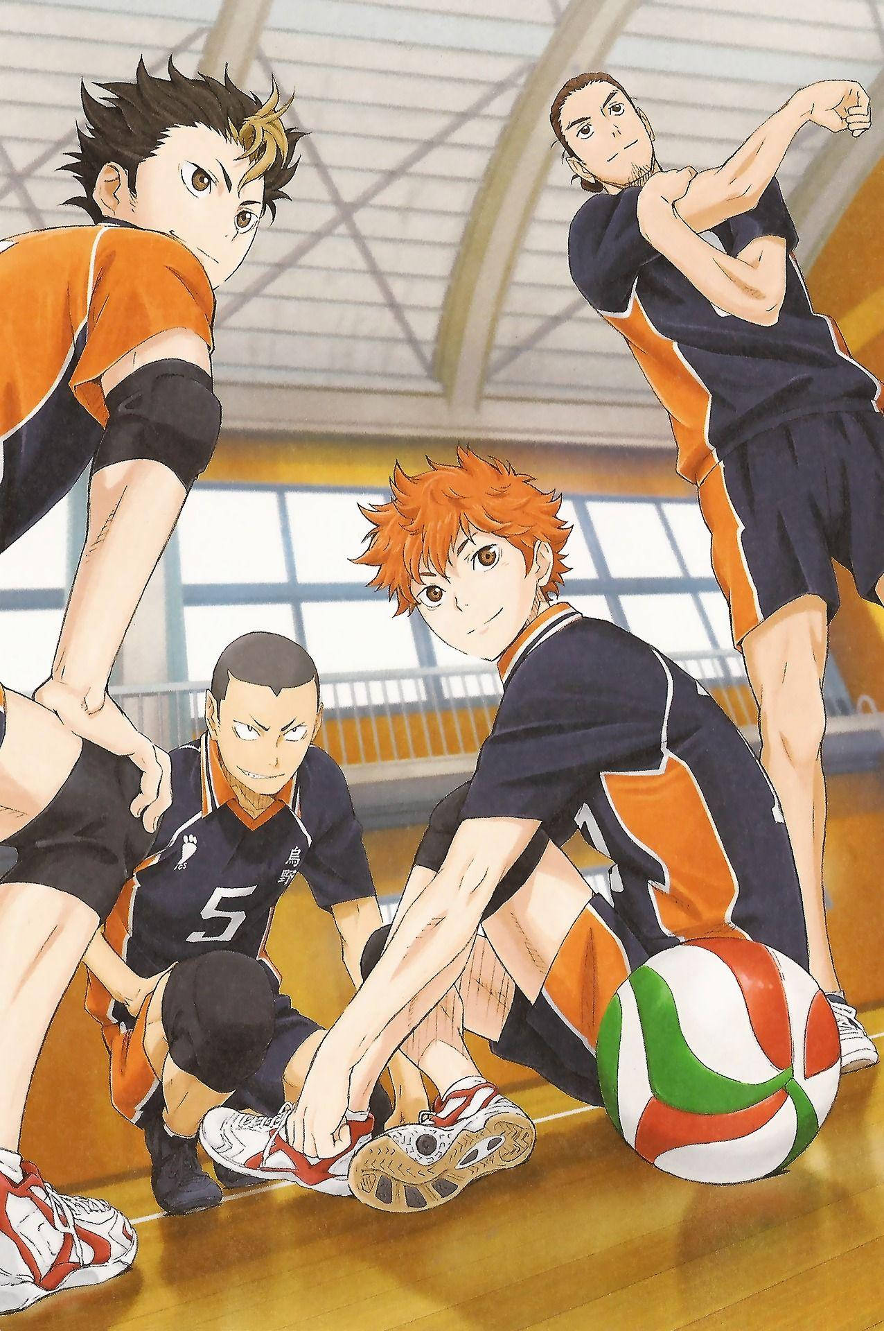 1276x1920 Download free Yu Nishinoya Volleyball