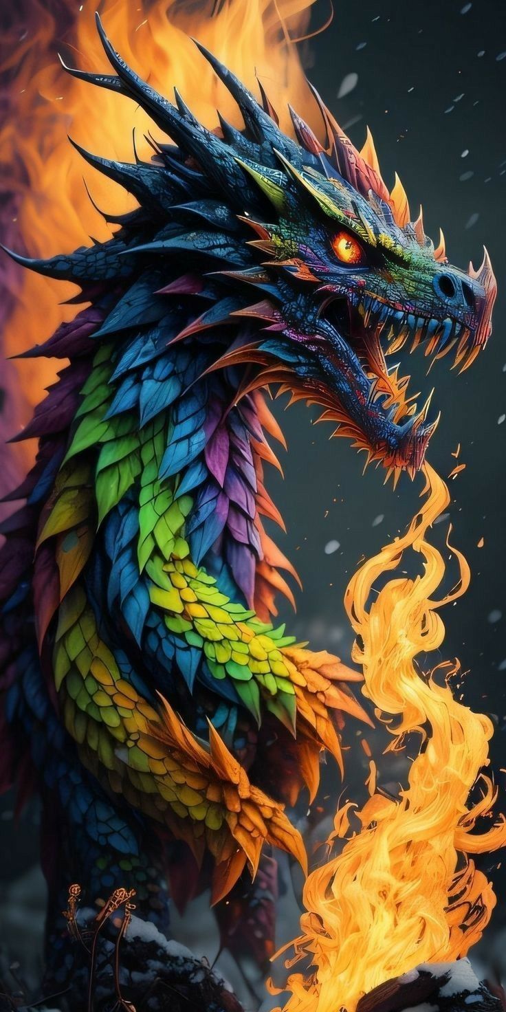 736x1472 Dragon illustration, Dragon drawing