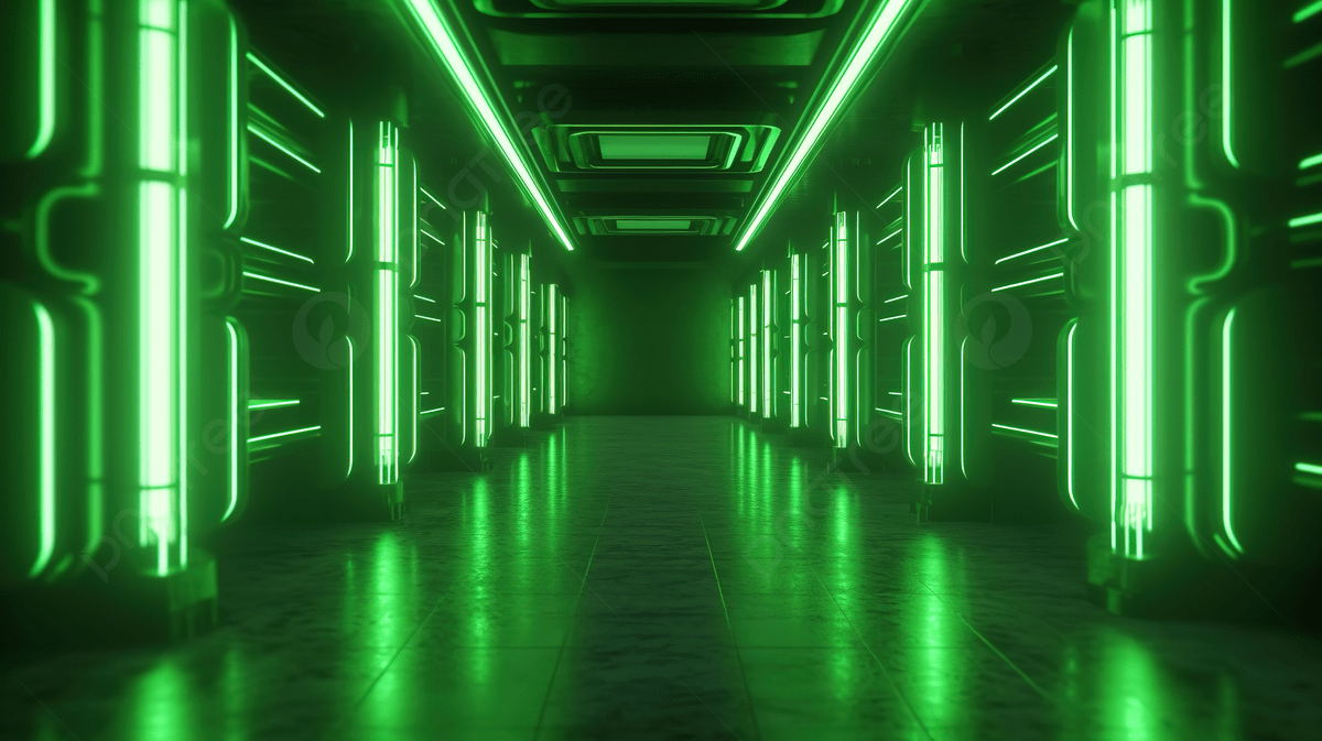 1200x673 Verdant Neon Passage In 4k Ultra