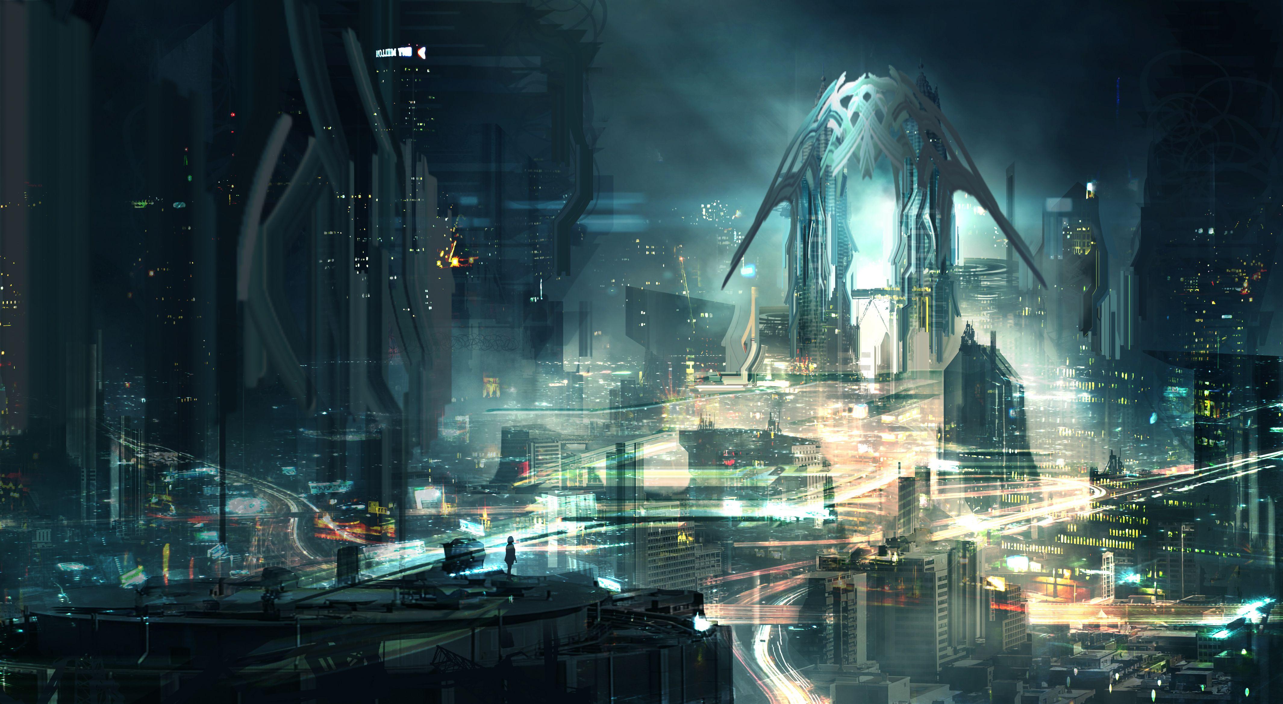 4260x2339 Wallpaper 4k 1920x1080 Cityscape Futuristic