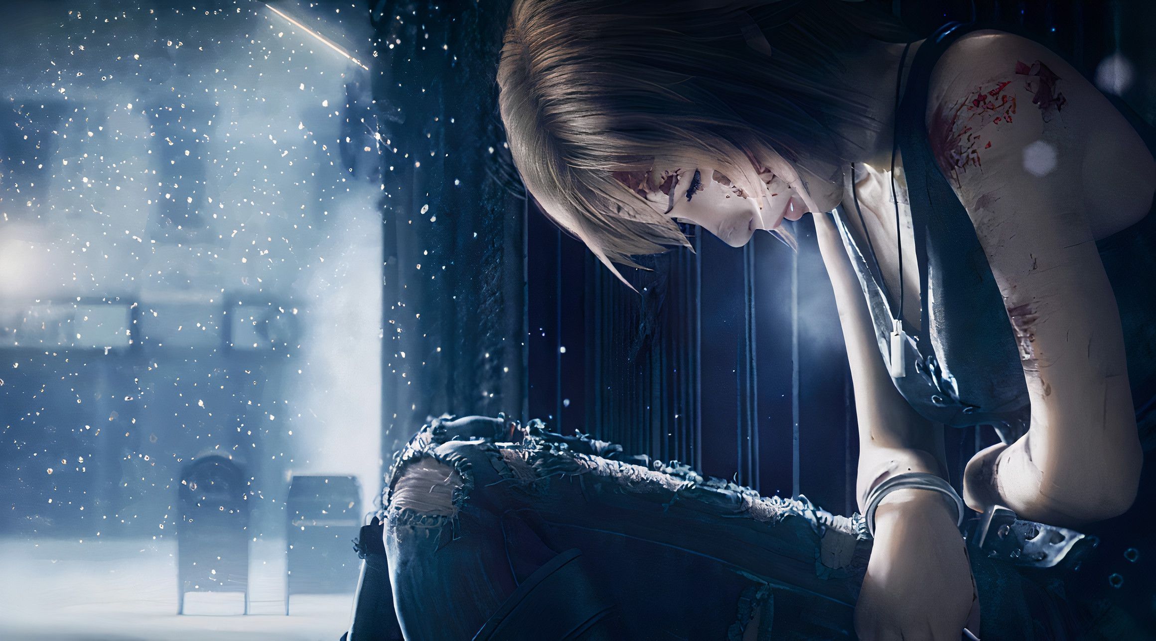 2320x1288 Aya Brea HD Wallpaper: The 3rd Birthday from Parasite Eve Video Gamex1288