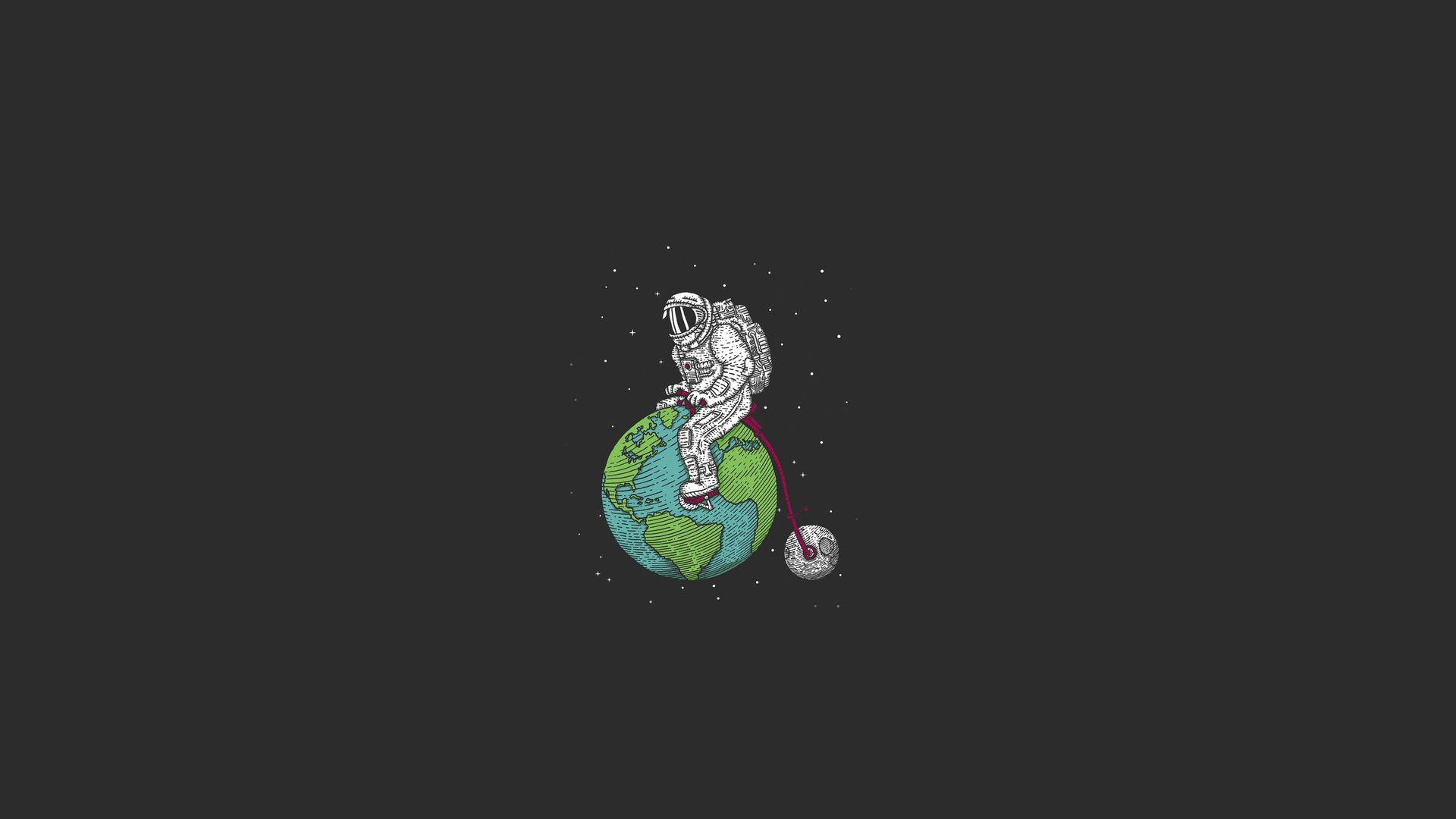 1920x1080 Astronaut Background HD