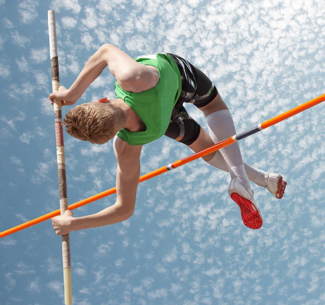 1136x1067 Download Skilled Male Pole Vault