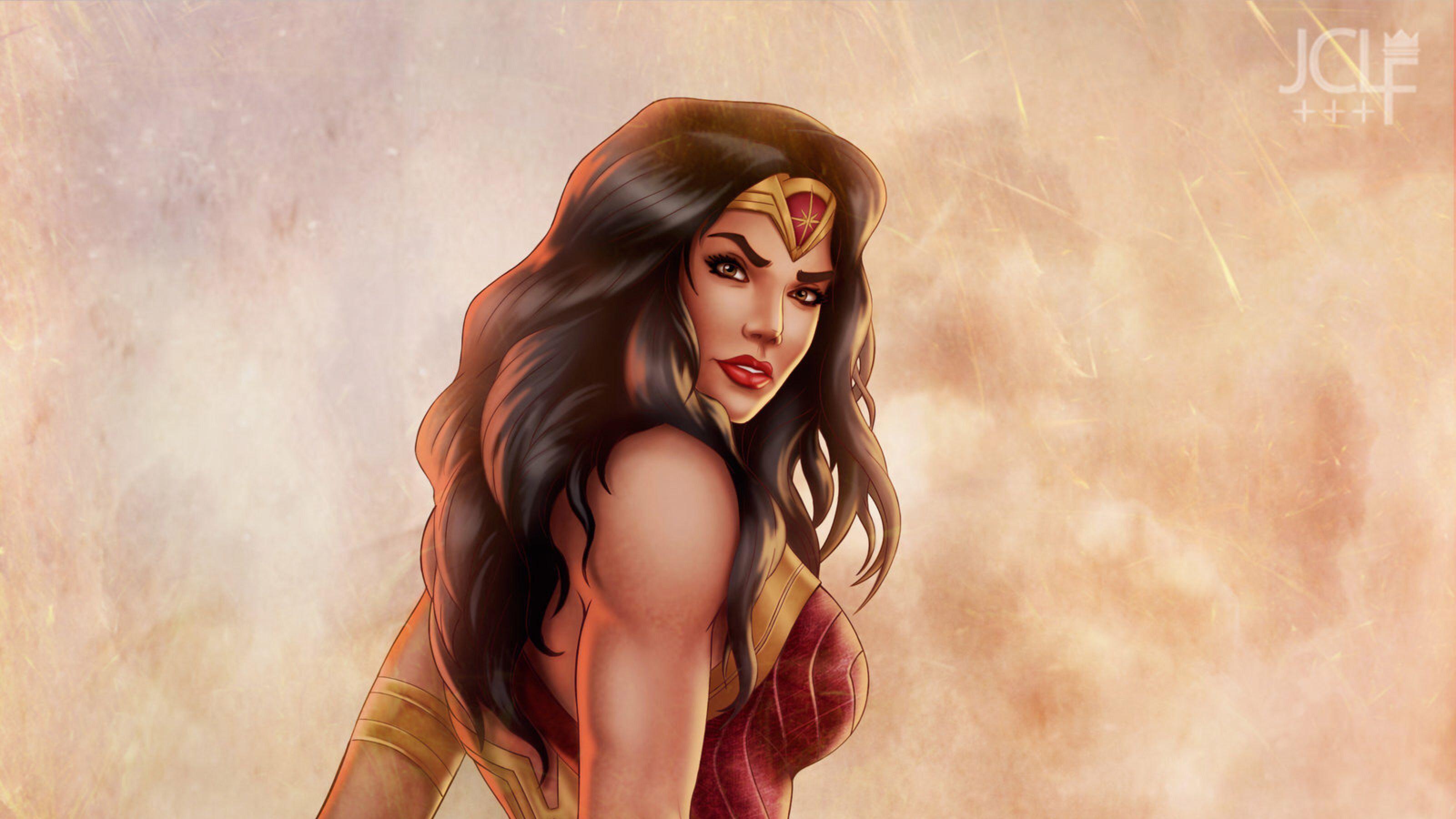 3200x1800 Wonder Woman Gal Gadot Fanart, HD Superheroes, 4k Wallpaper