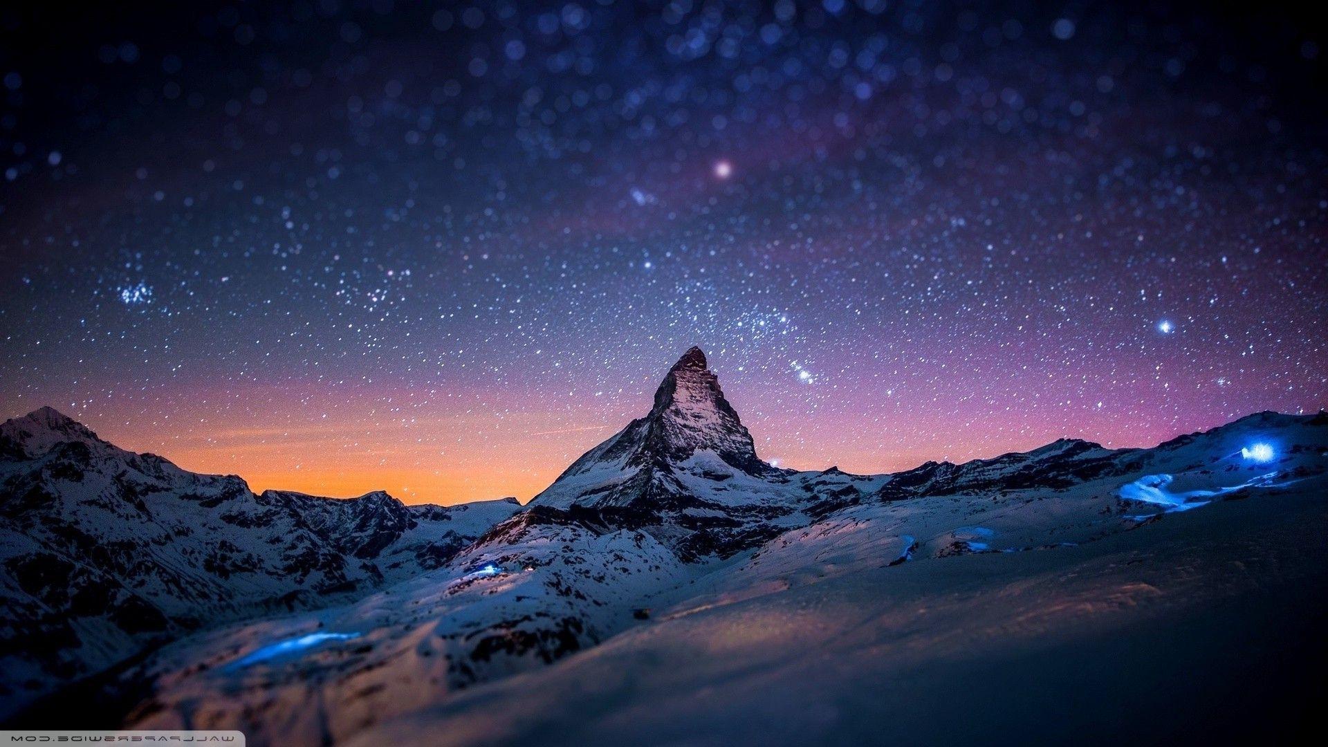 1920x1080 Star Landscape Wallpaper