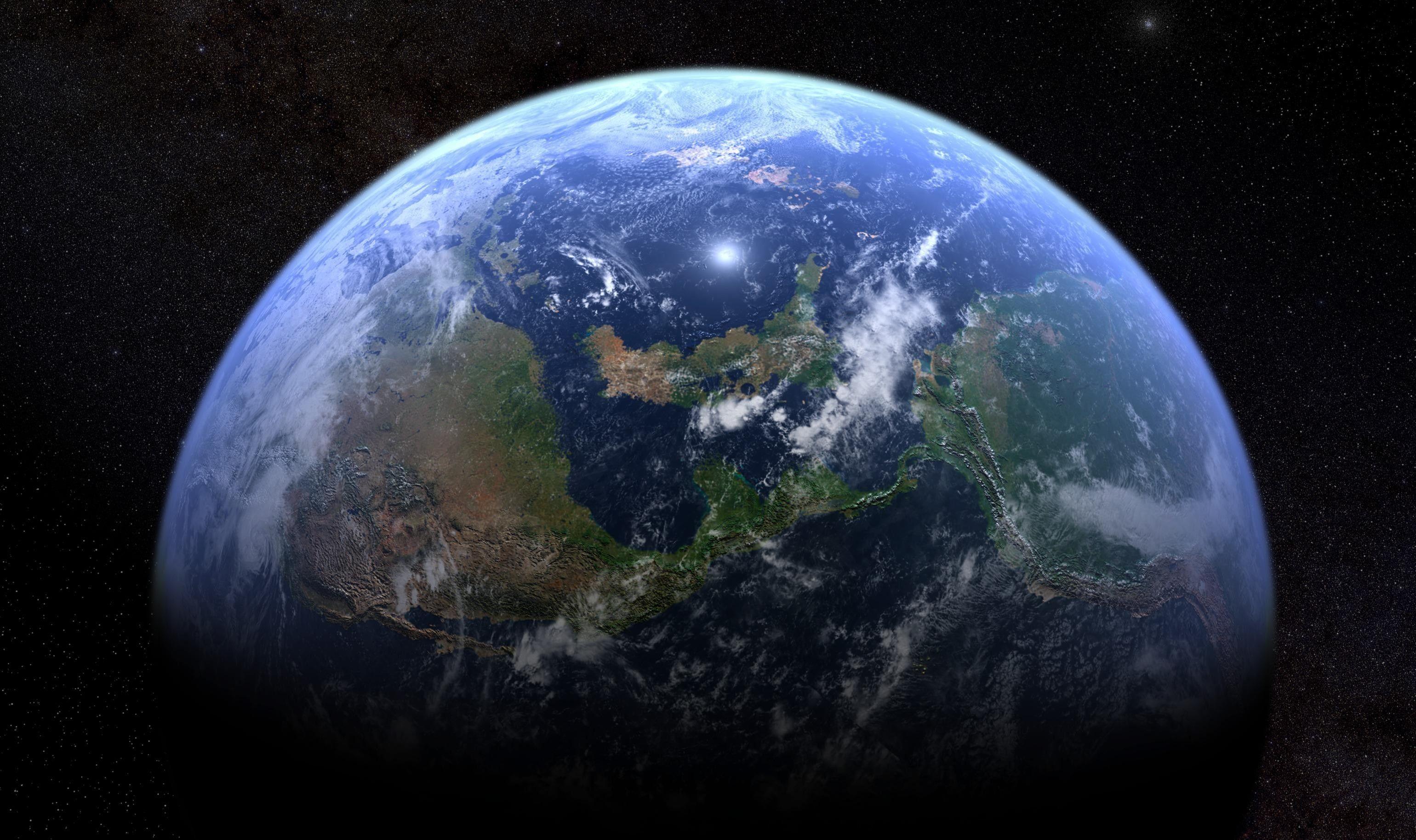 3080x1827 Cool Earth Background