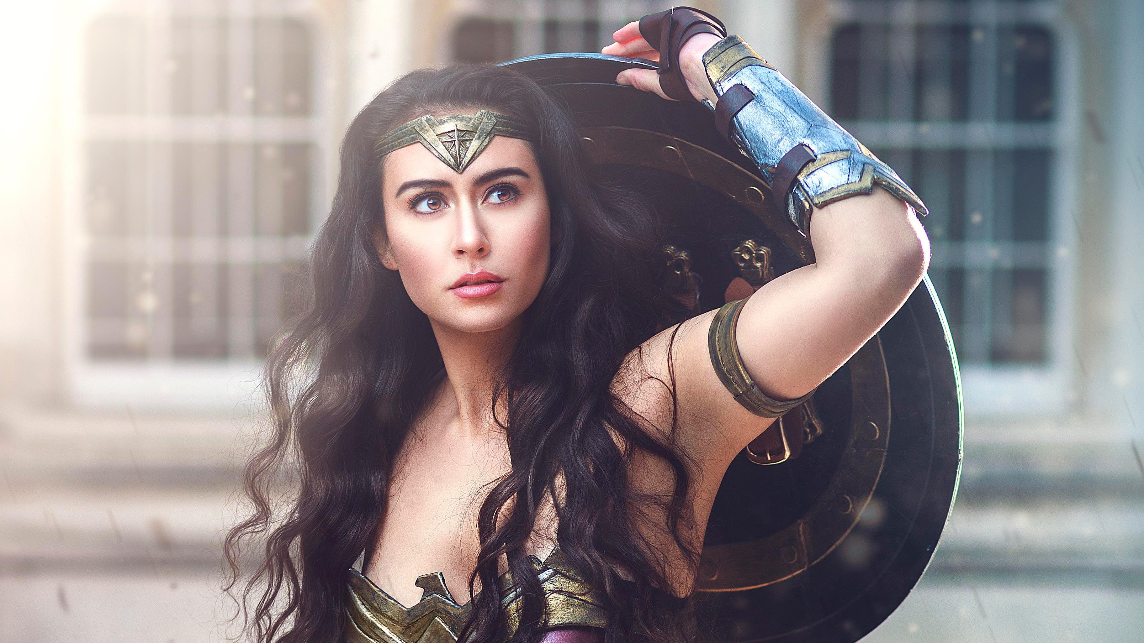3648x2052 Wonder Woman Cosplay 4k New, HD Superheroes, 4k Wallpaper