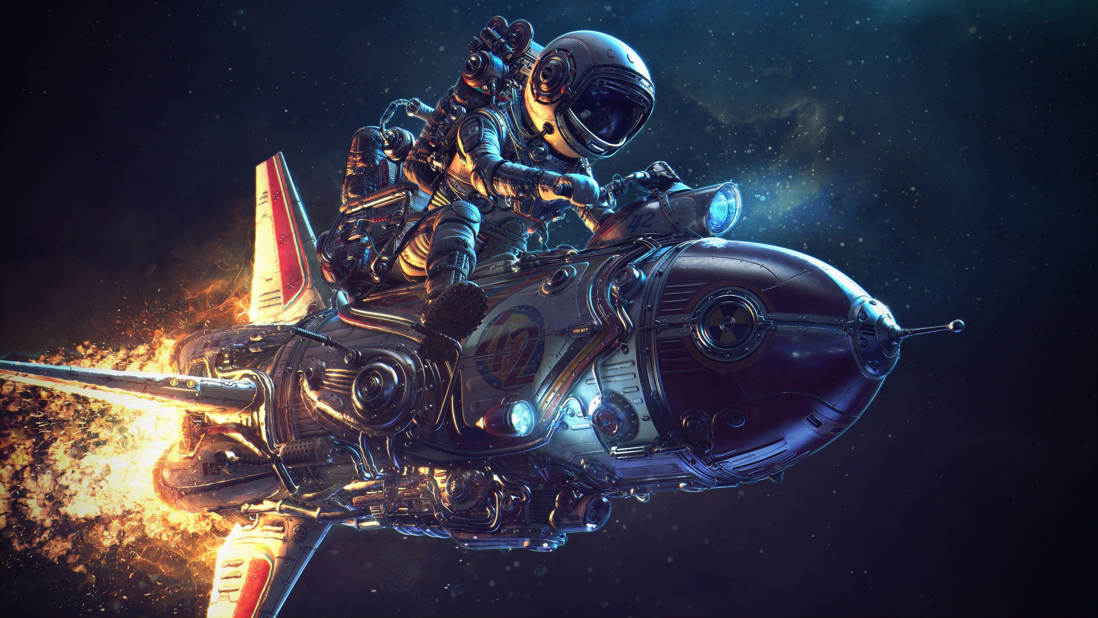 3840x2160 Astronaut Wallpaper background picture
