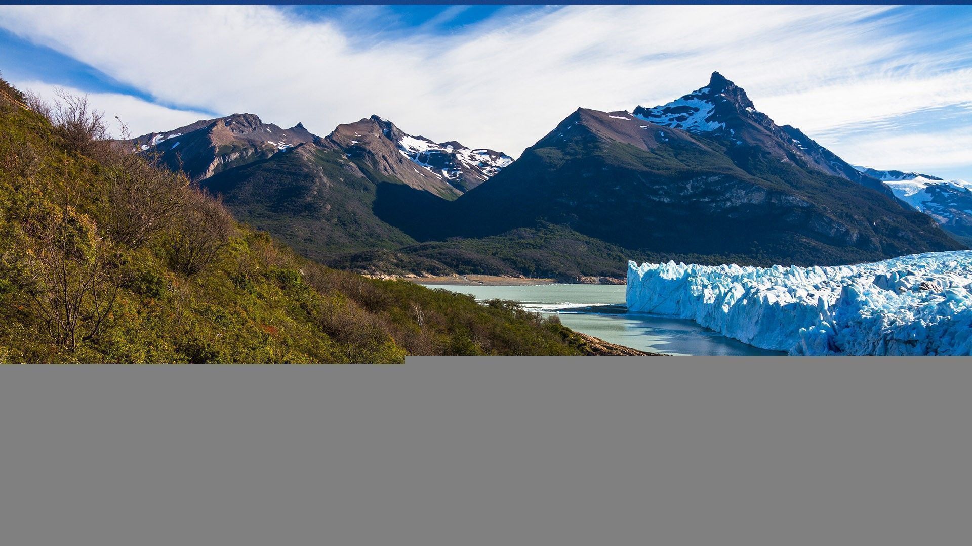 1920x1080 Footpath alongside Perito Moreno