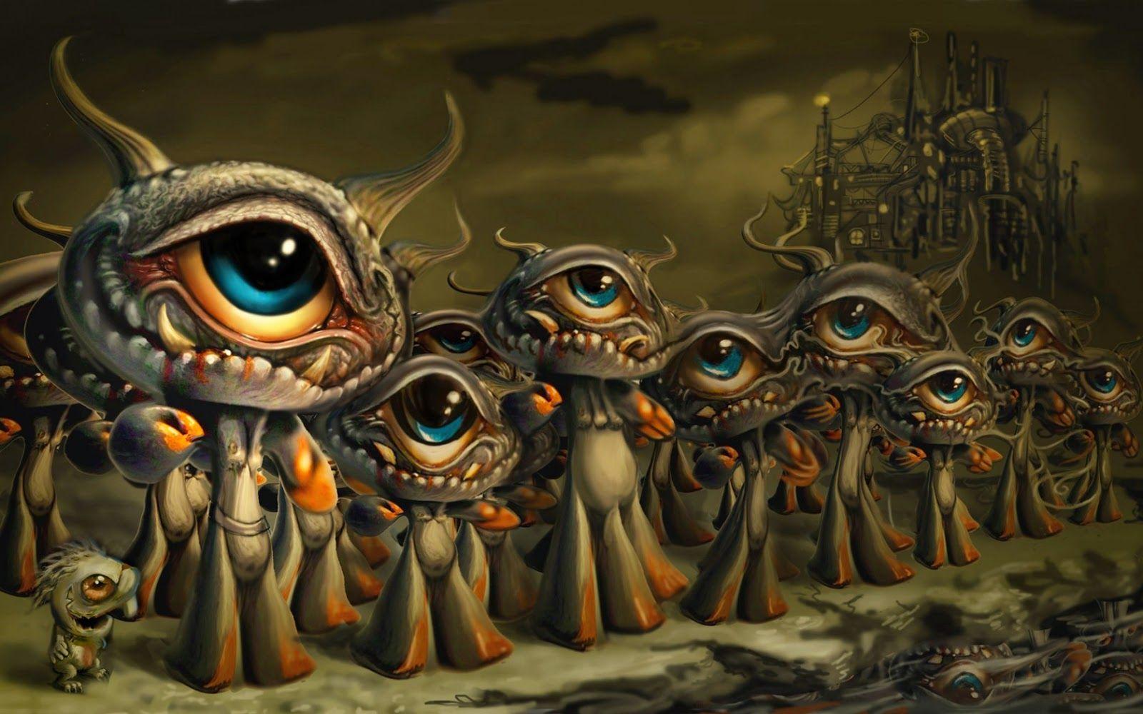 1600x1000 Free download Funny Aliens Wallpaper Cartoon Wallpaper 1600x1000