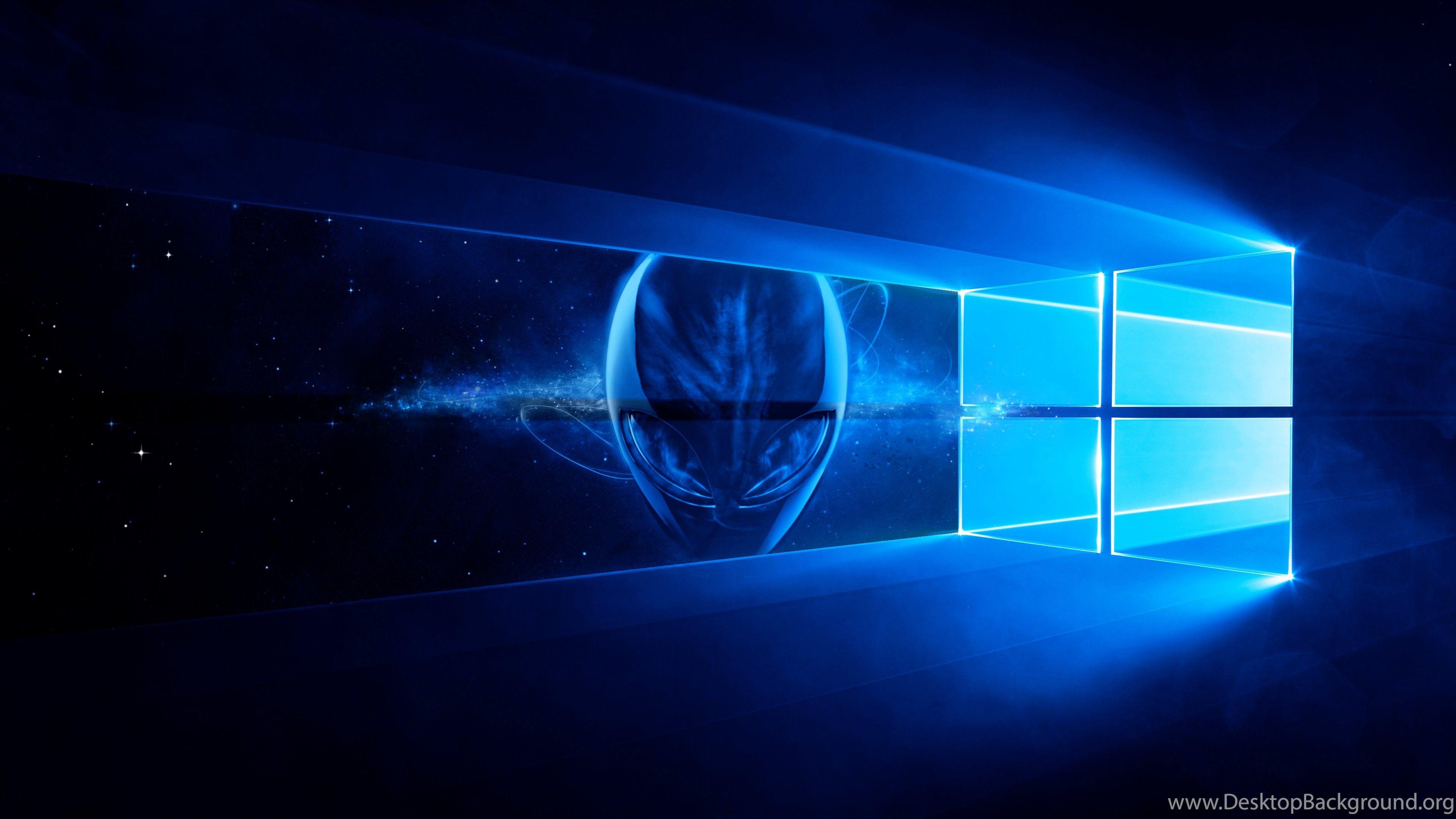 3840x2160 Other Wallpaper: Alienware Blue Desktop Background