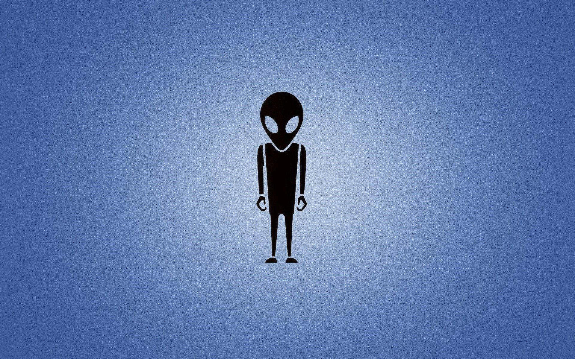 1920x1200 Alien Emoji Wallpaper