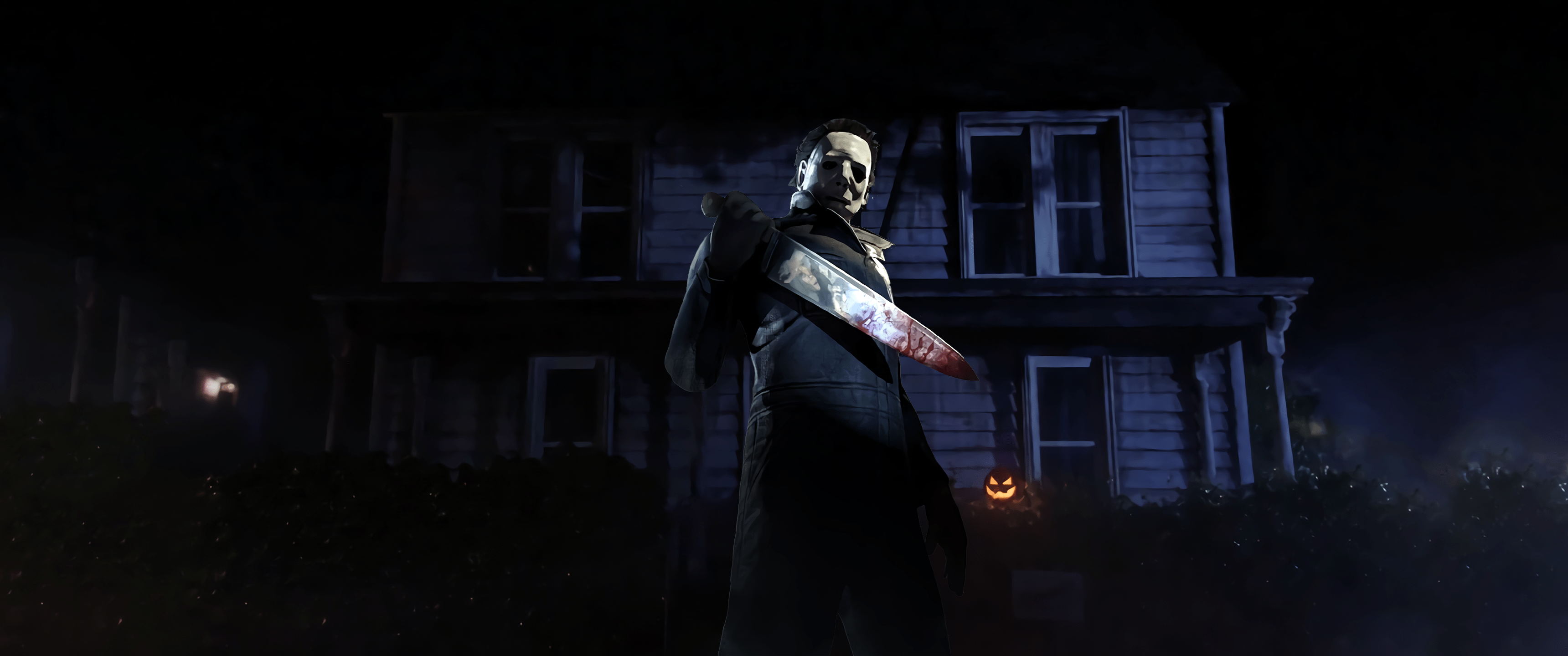3440x1440 Michael Myers Wallpaper (29)
