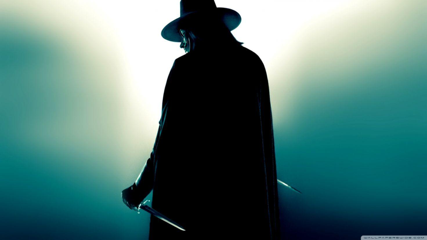 1472x828 V For Vendetta HD Wallpaper