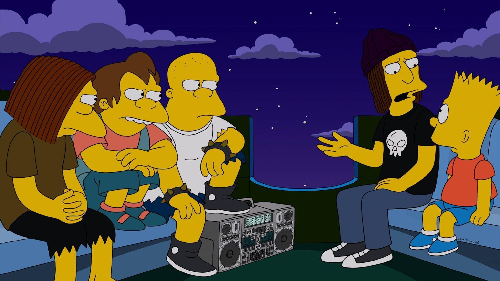 2048x1152 BAPE Bart Simpson hình nền