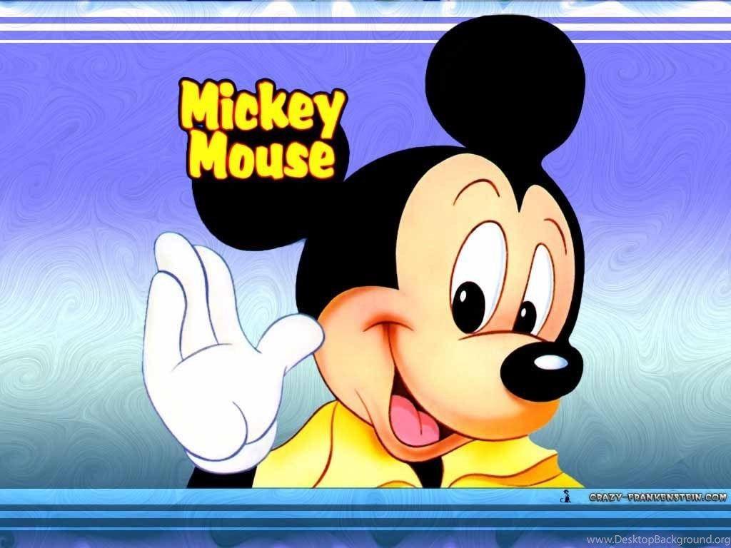 1024x768 Mickey Mouse Cartoon Wallpaper Crazy Frankenstein Desktop