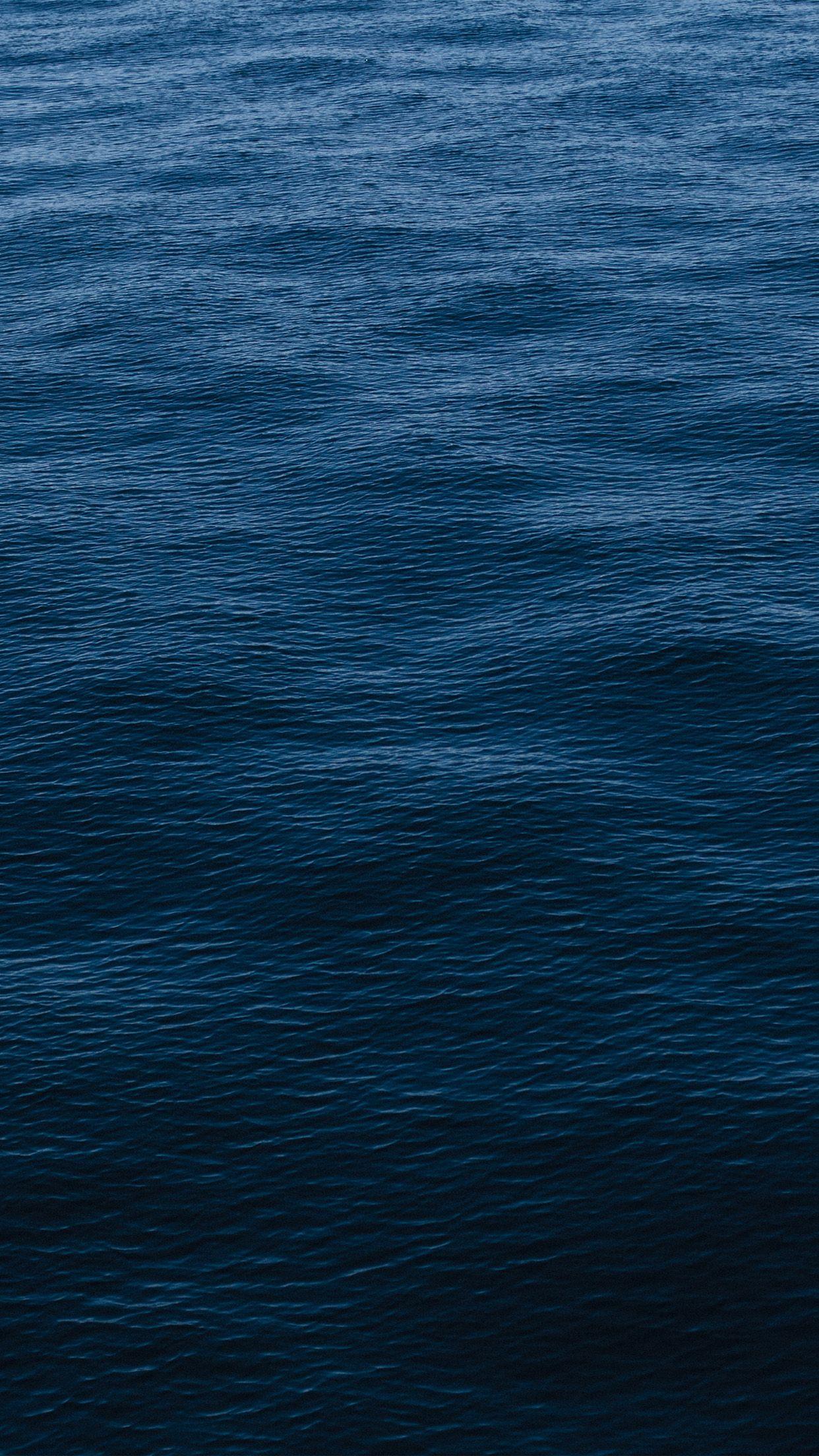 1242x2208 iPhone7 wallpaper. wave dark ocean sea blue pattern