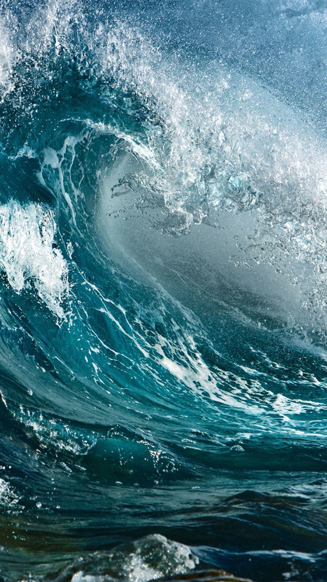 1242x2208 Ocean iPhone Wallpaper Waves