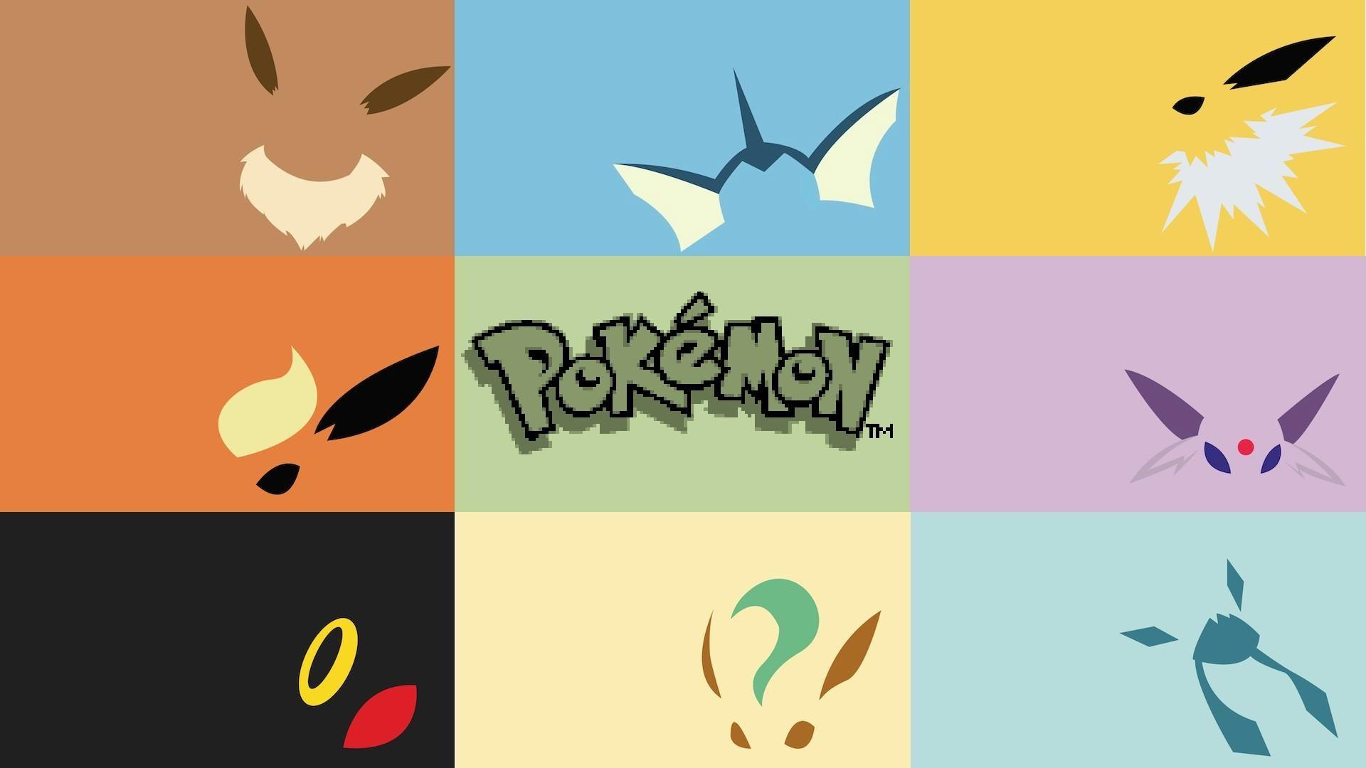 1920x1080 Pokemon flareon eevee vaporeon jolteon eeveelutions wallpaper