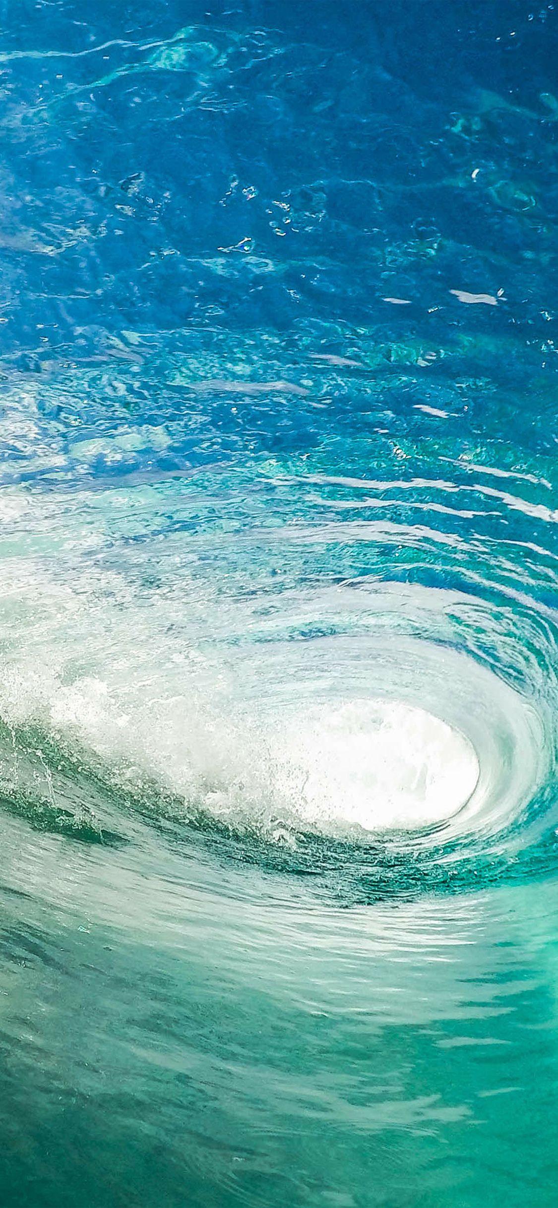 1125x2436 iPhone 8 wallpaper. wave cool