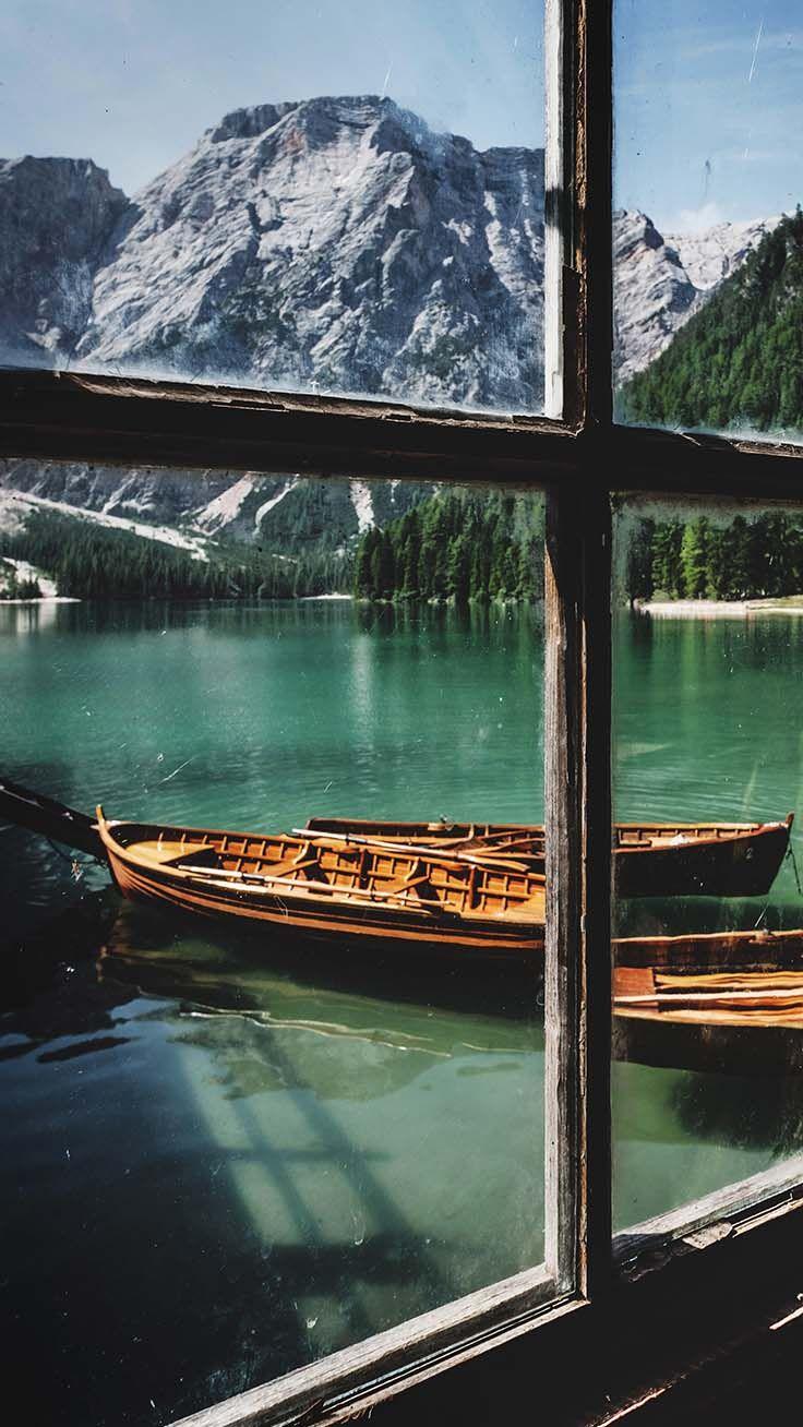 736x1308 By The Lake iPhone Wallpaper Collection