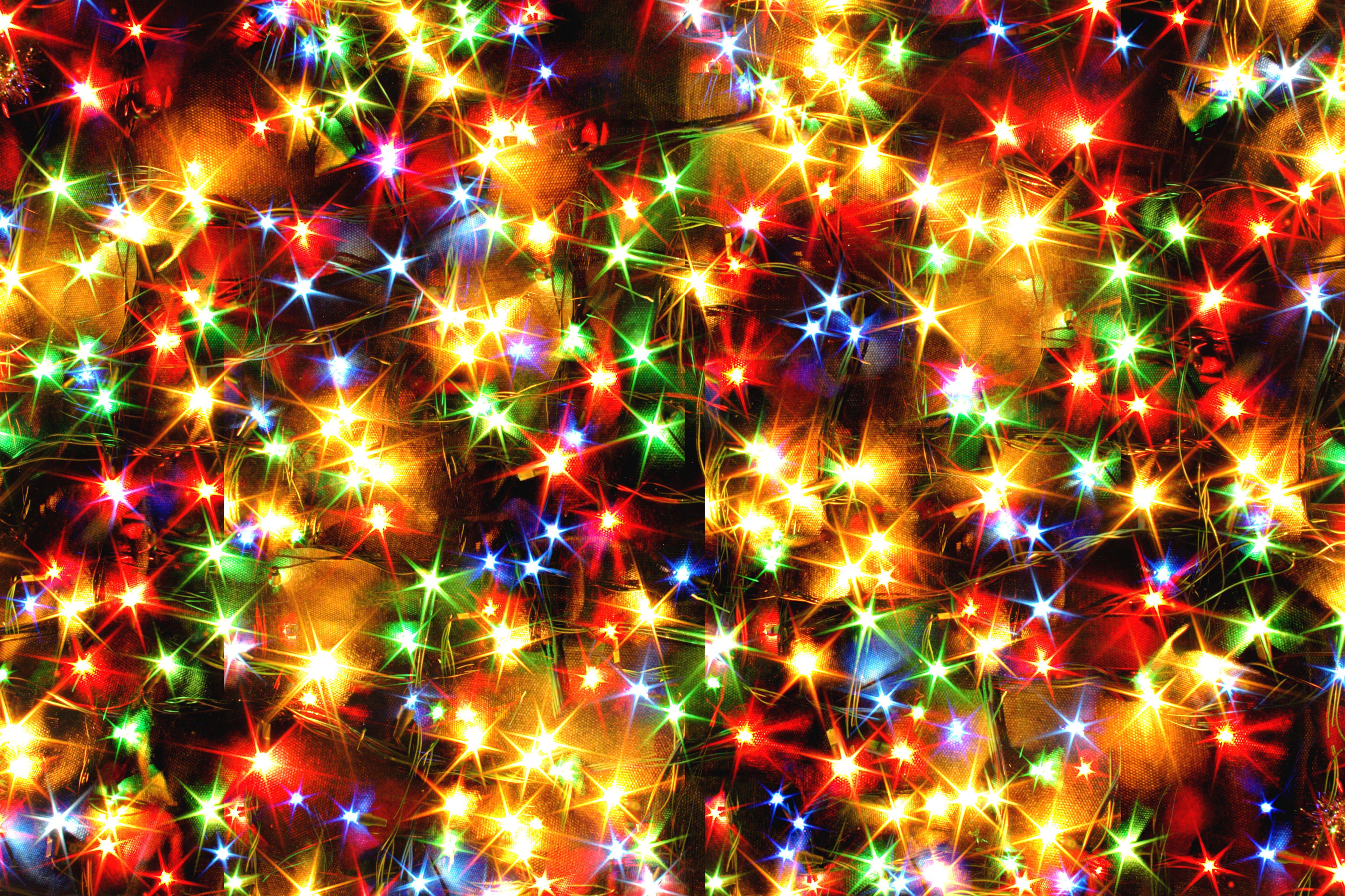 5000x3333 Christmas Lights 4k Ultra HD Wallpaper. Background Image