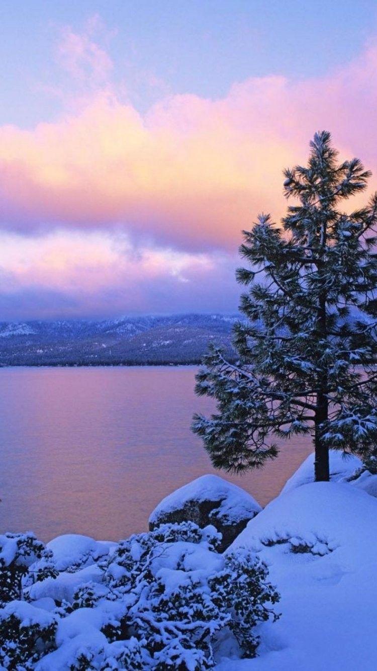 750x1334 Lake Tahoe Background iPhone 6 Wallpaper 37291