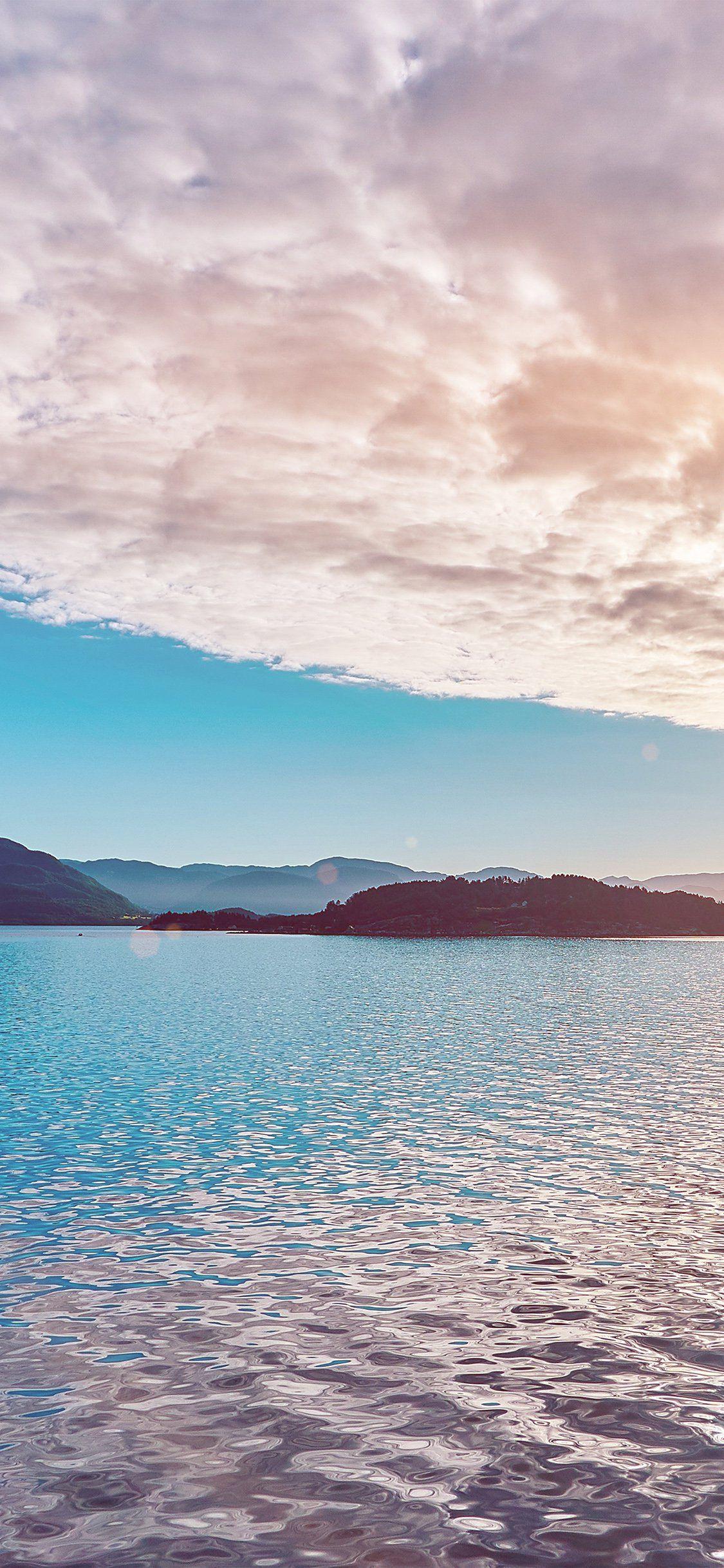 1125x2436 iPhone X wallpaper. lake mountain