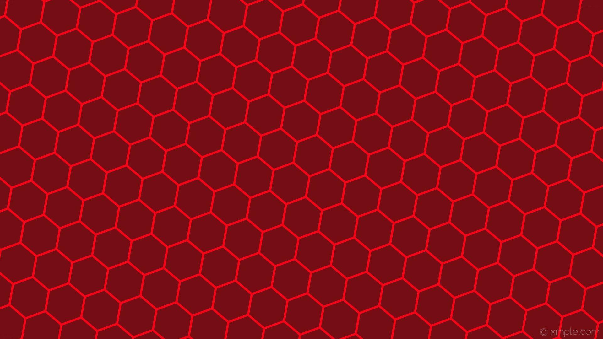 Red Hexagon Wallpapers - Top Free Red Hexagon Backgrounds - WallpaperAccess